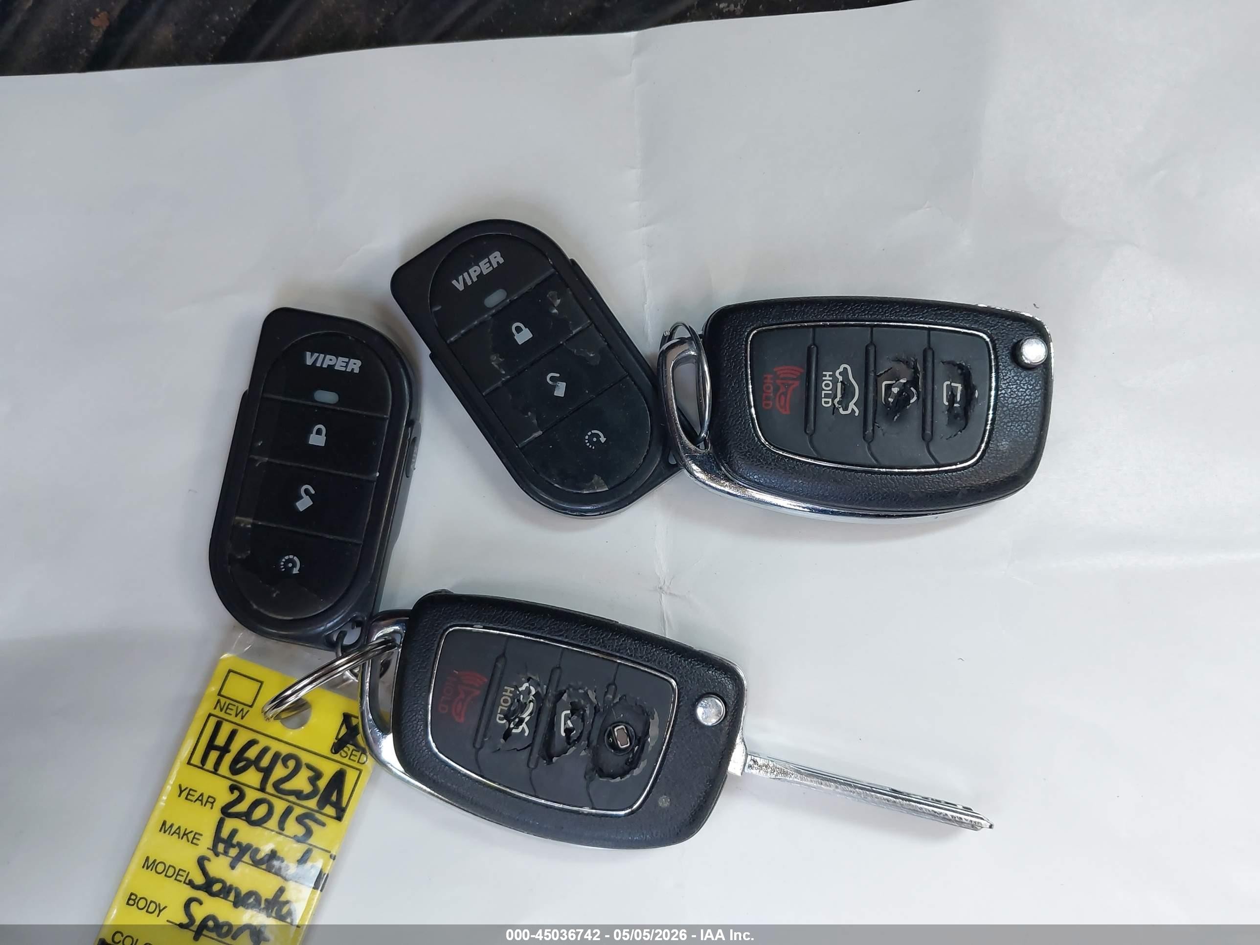 2015 Hyundai Sonata Sport Red vin: 5NPE34AF6FH248143