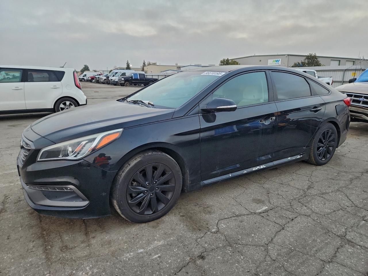 2015 Hyundai Sonata Sport Black vin: 5NPE34AF6FH251804