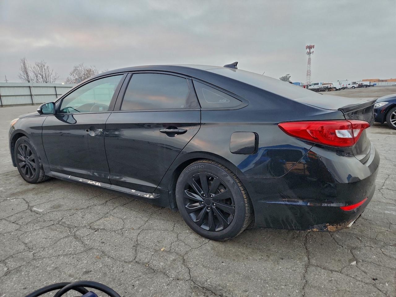 2015 Hyundai Sonata Sport Black vin: 5NPE34AF6FH251804