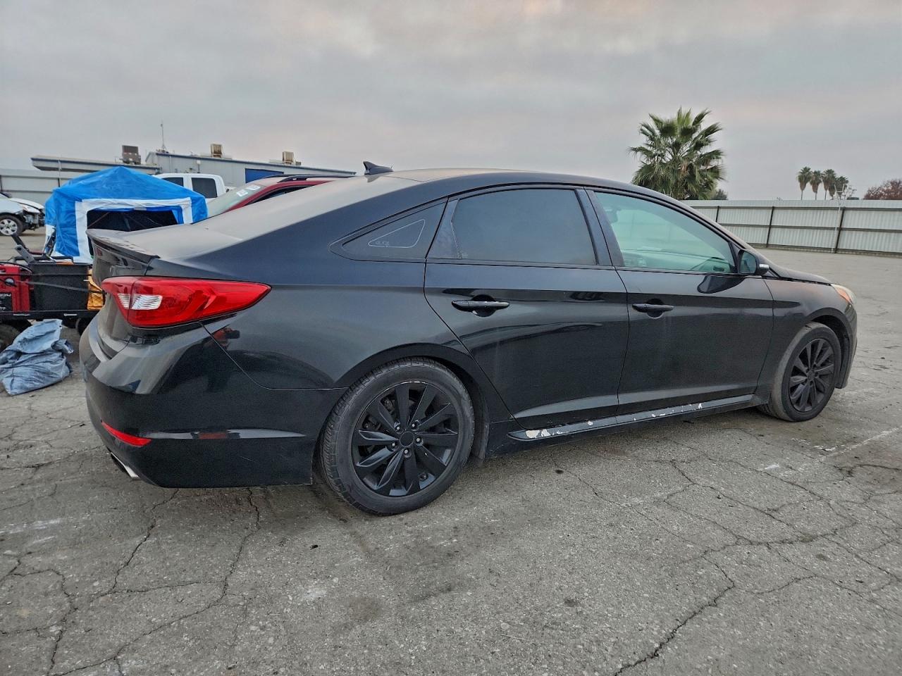 2015 Hyundai Sonata Sport Black vin: 5NPE34AF6FH251804