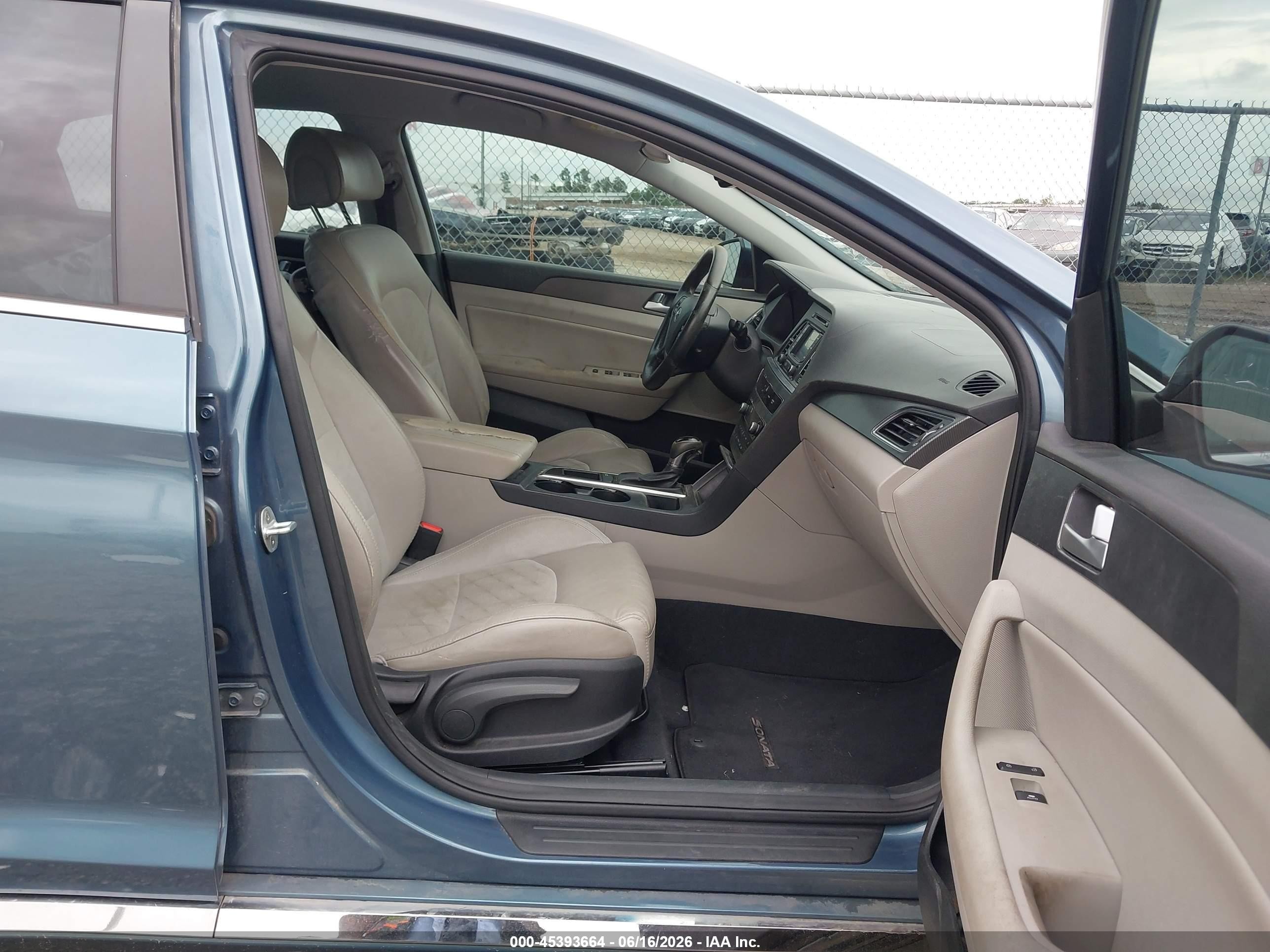 2015 Hyundai Sonata Sport Blue vin: 5NPE34AF6FH253729