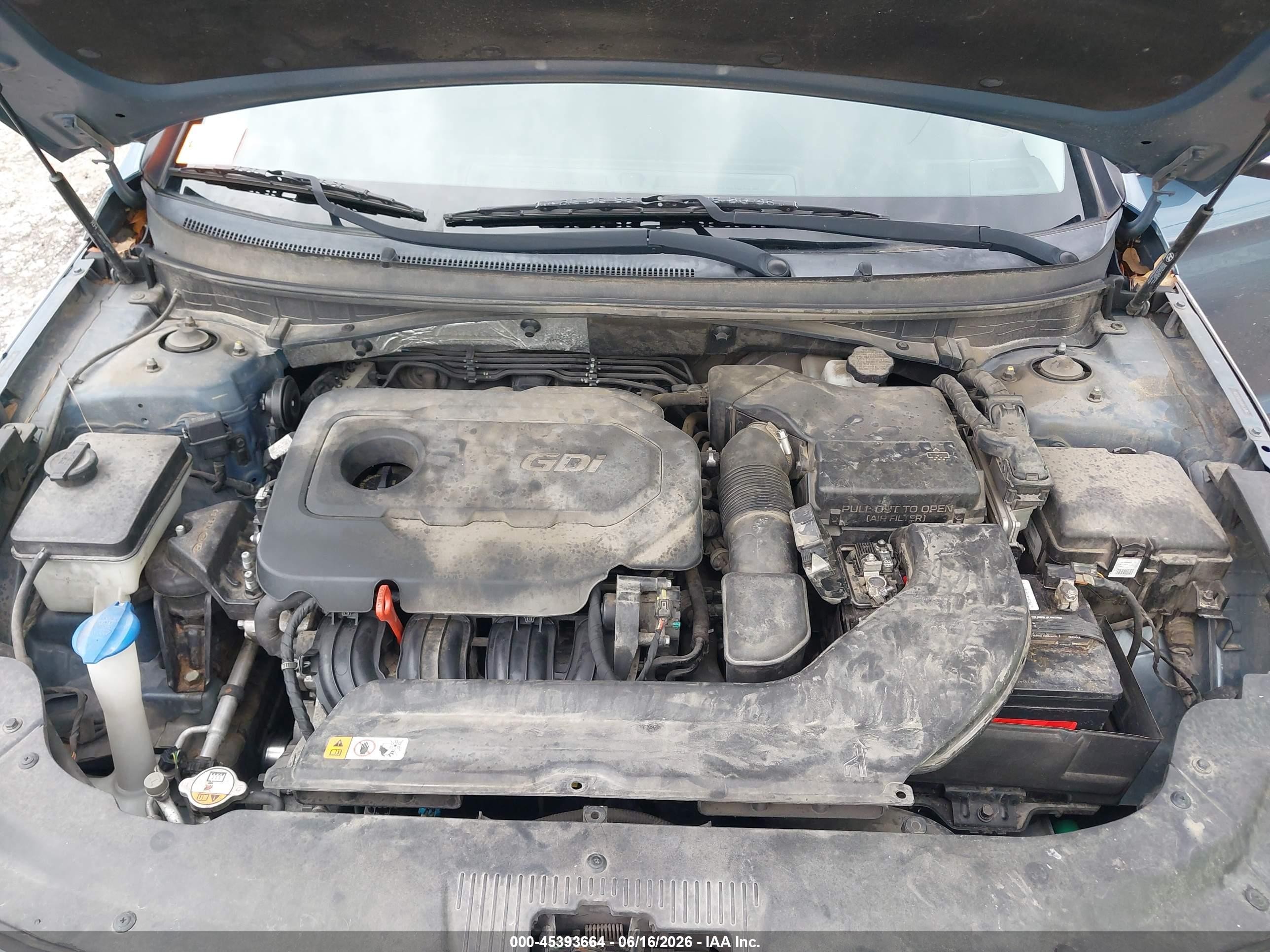2015 Hyundai Sonata Sport Blue vin: 5NPE34AF6FH253729