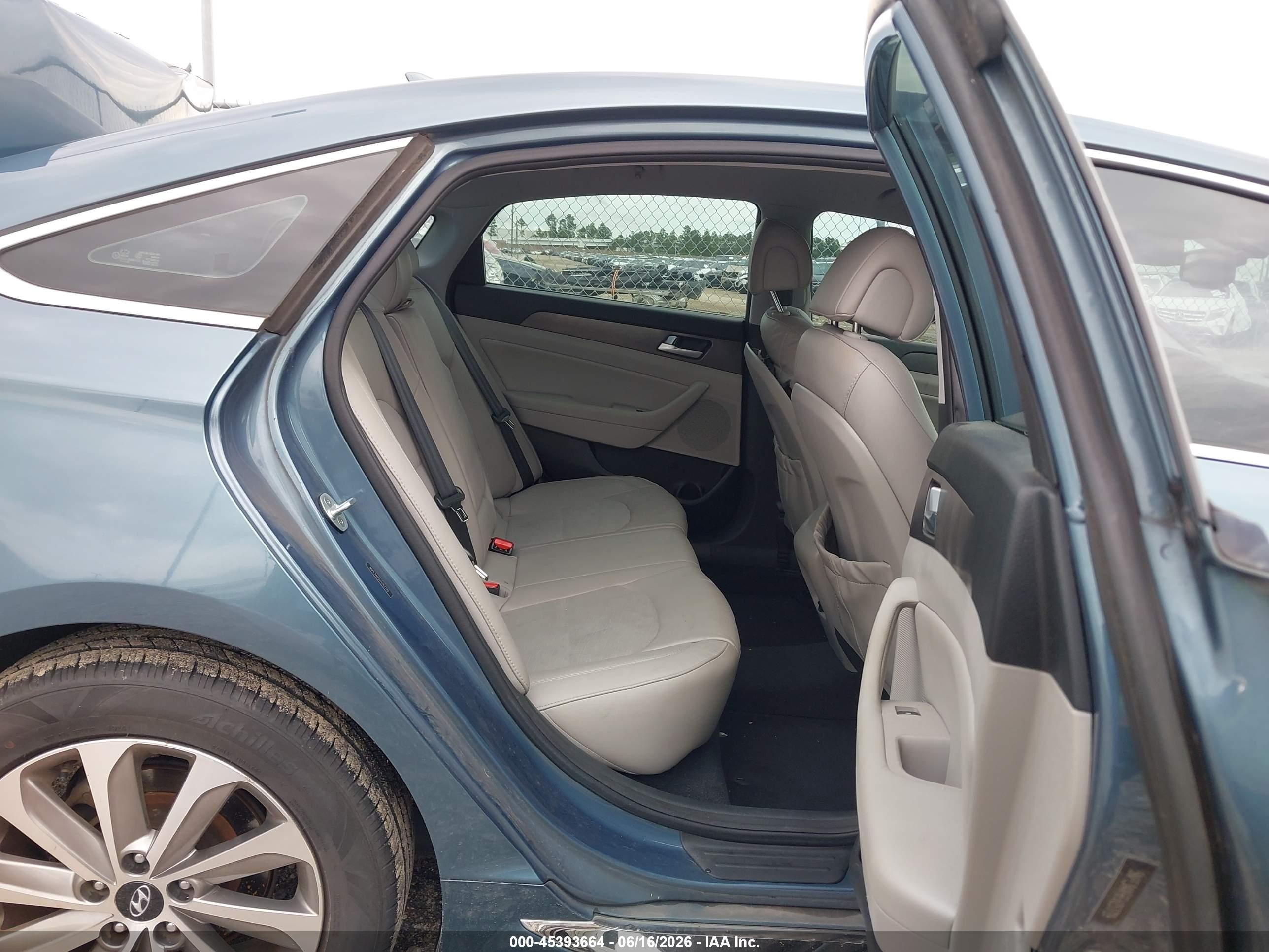 2015 Hyundai Sonata Sport Blue vin: 5NPE34AF6FH253729