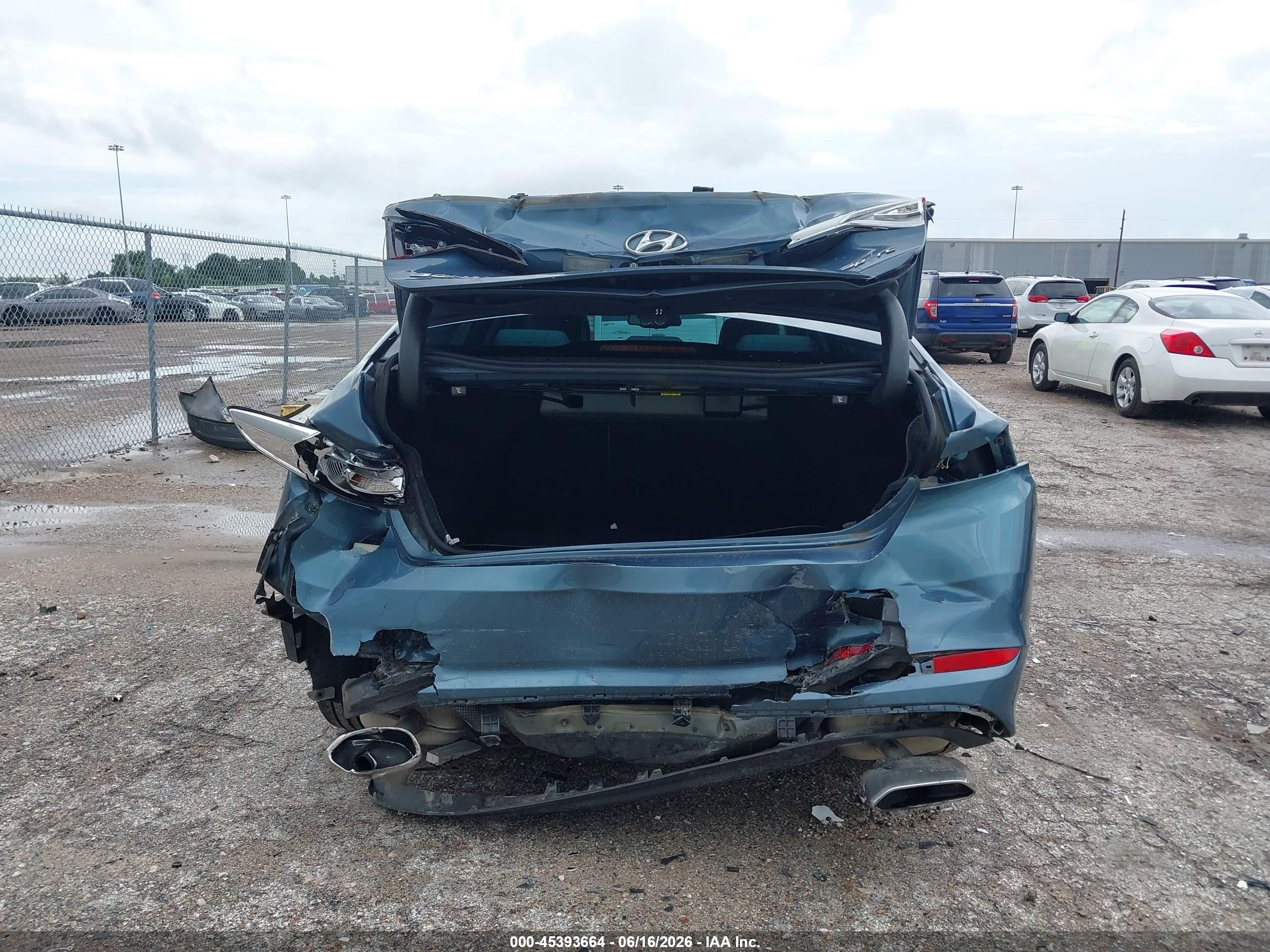 2015 Hyundai Sonata Sport Blue vin: 5NPE34AF6FH253729