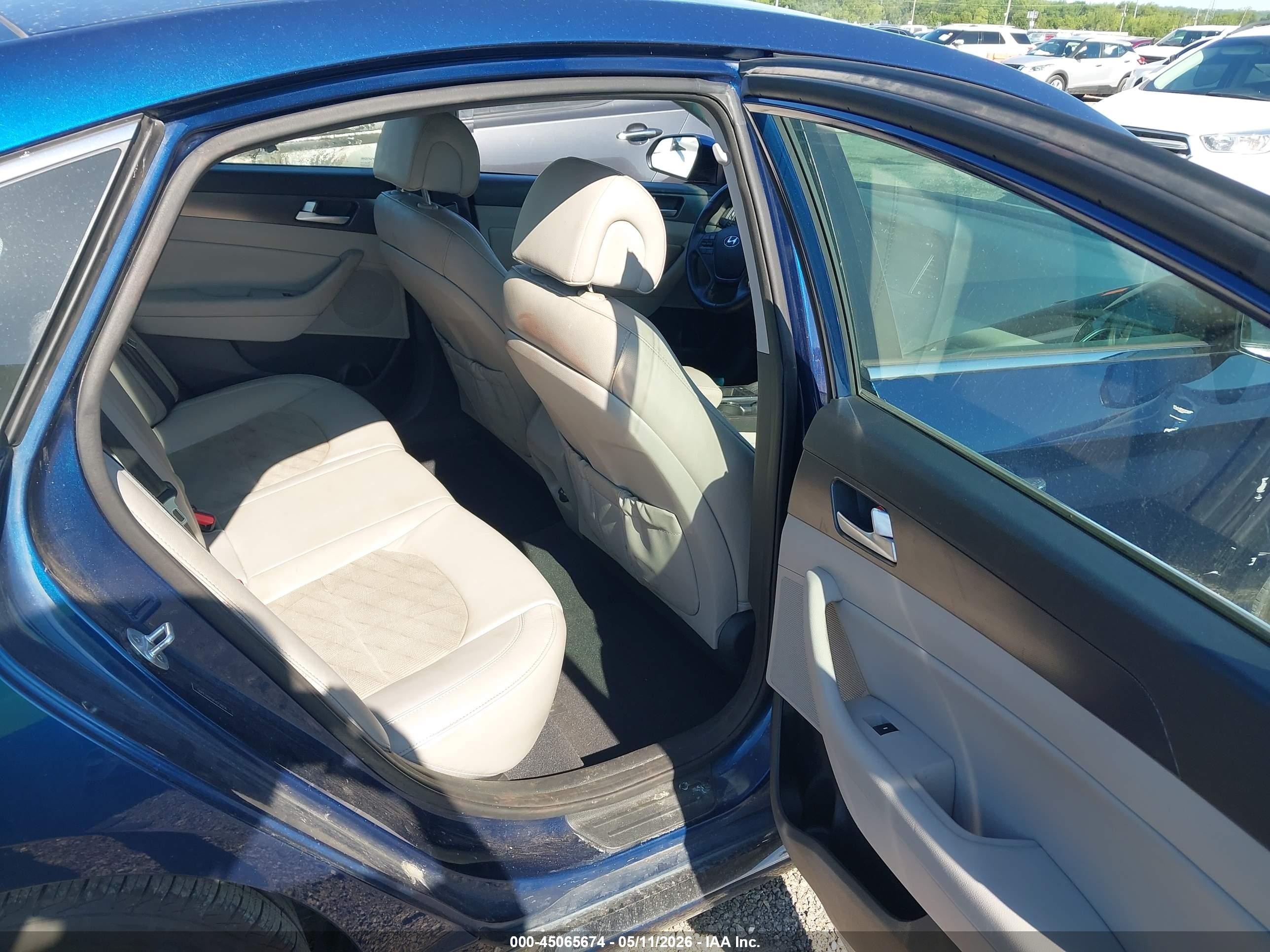 2015 Hyundai Sonata Sport Blue vin: 5NPE34AF6FH255206