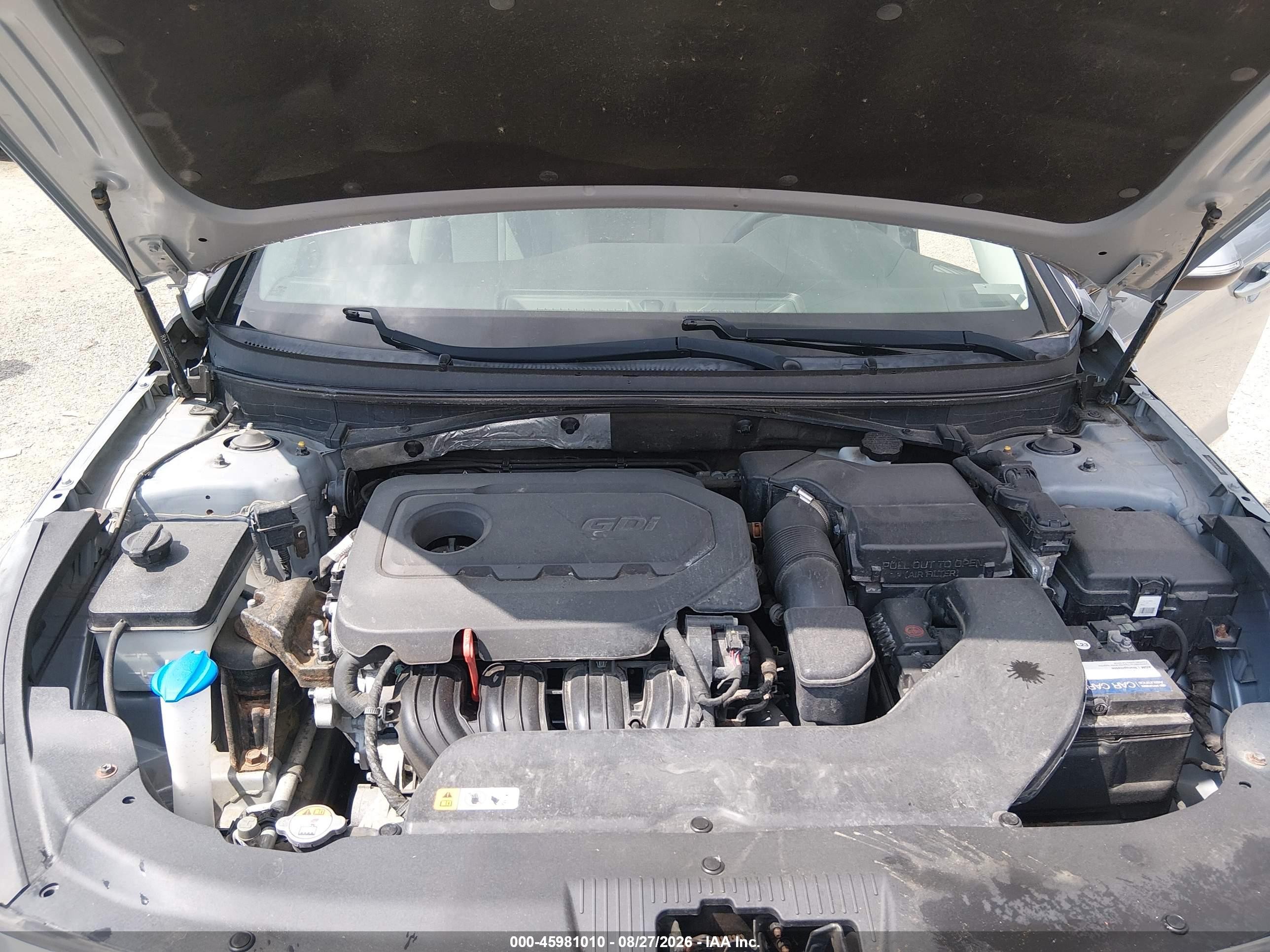 2016 Hyundai Sonata Sport Silver vin: 5NPE34AF6GH262383