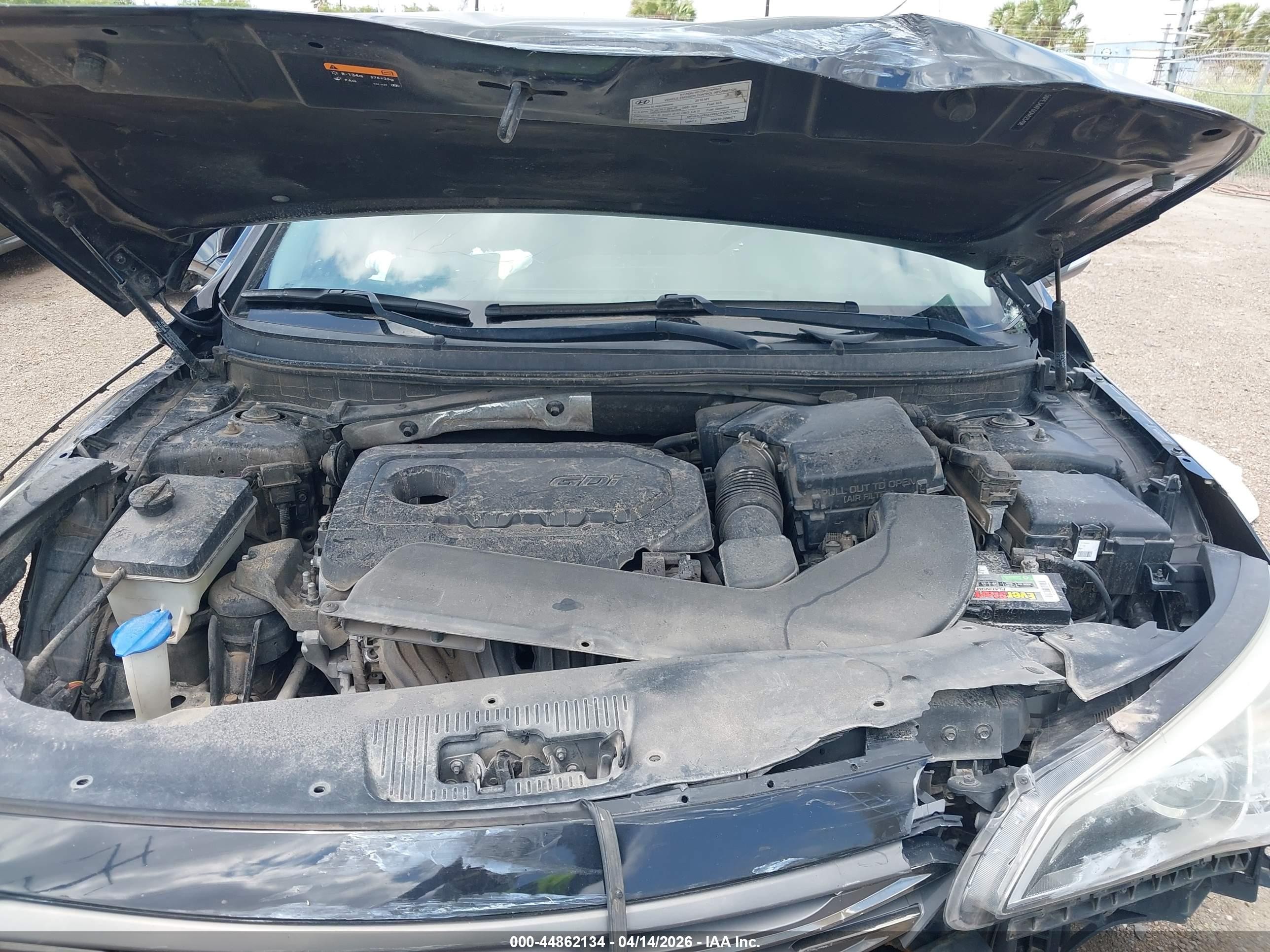 2016 Hyundai Sonata Limited Черный vin: 5NPE34AF6GH425498