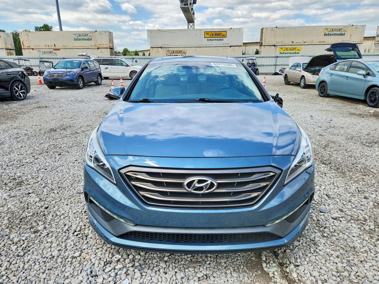 2016 Hyundai Sonata Limited Blue vin: 5NPE34AF6GH433925