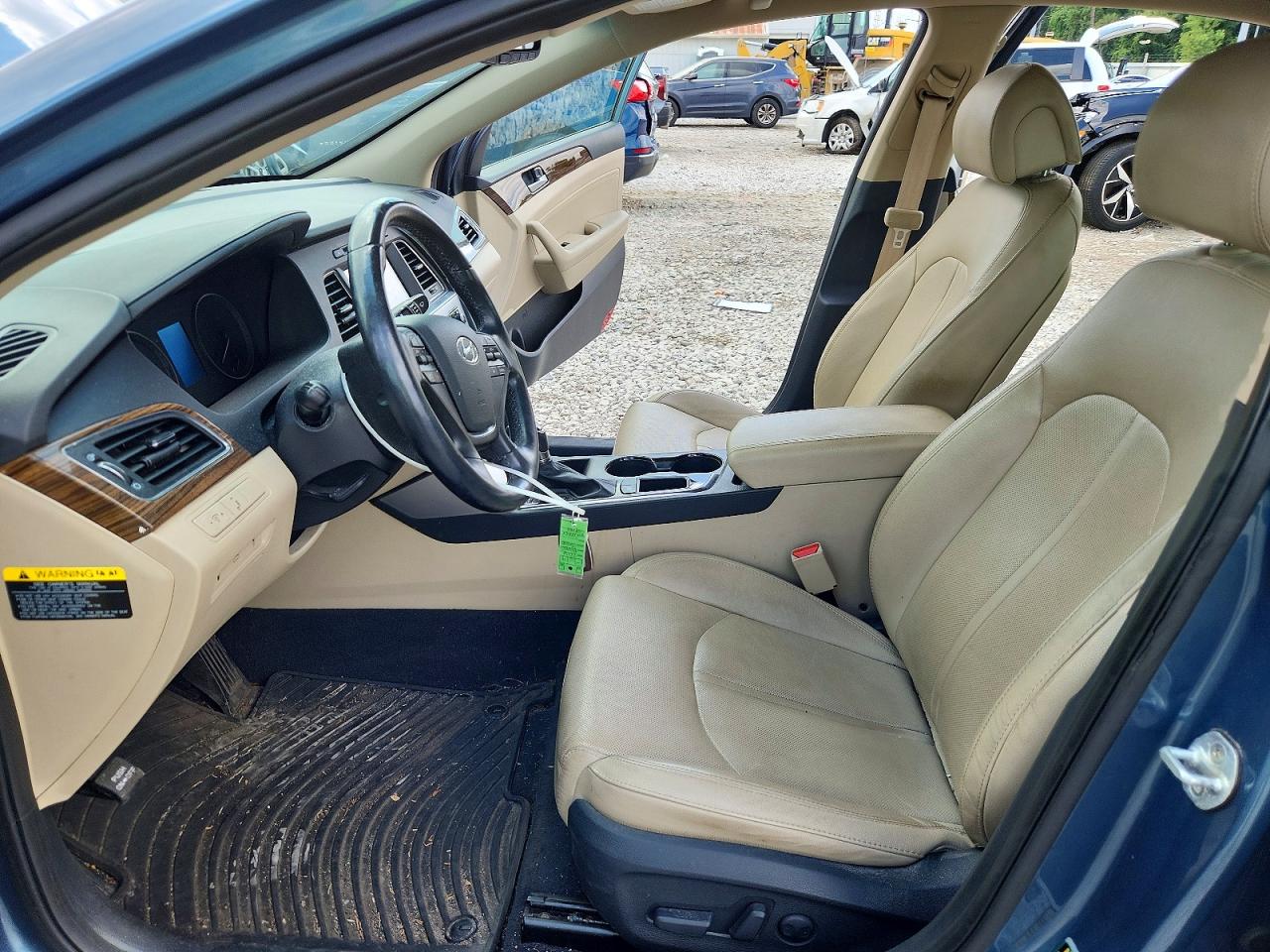 2016 Hyundai Sonata Limited Blue vin: 5NPE34AF6GH433925