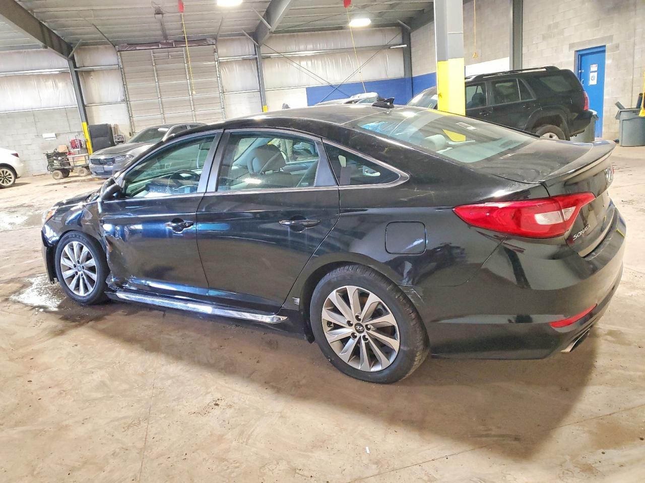 2017 Hyundai Sonata Sport Черный vin: 5NPE34AF6HH462293
