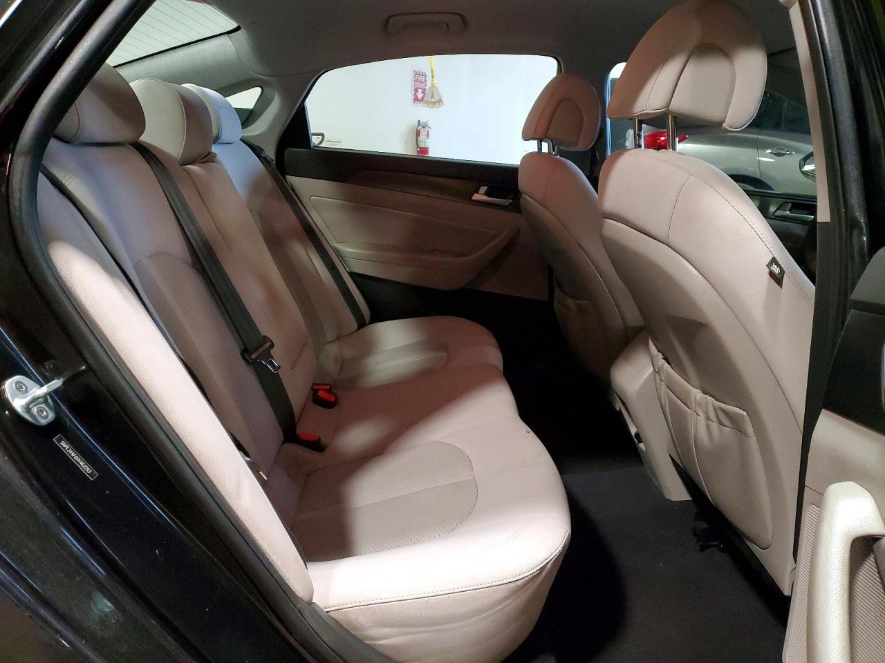 2017 Hyundai Sonata Sport Черный vin: 5NPE34AF6HH462293