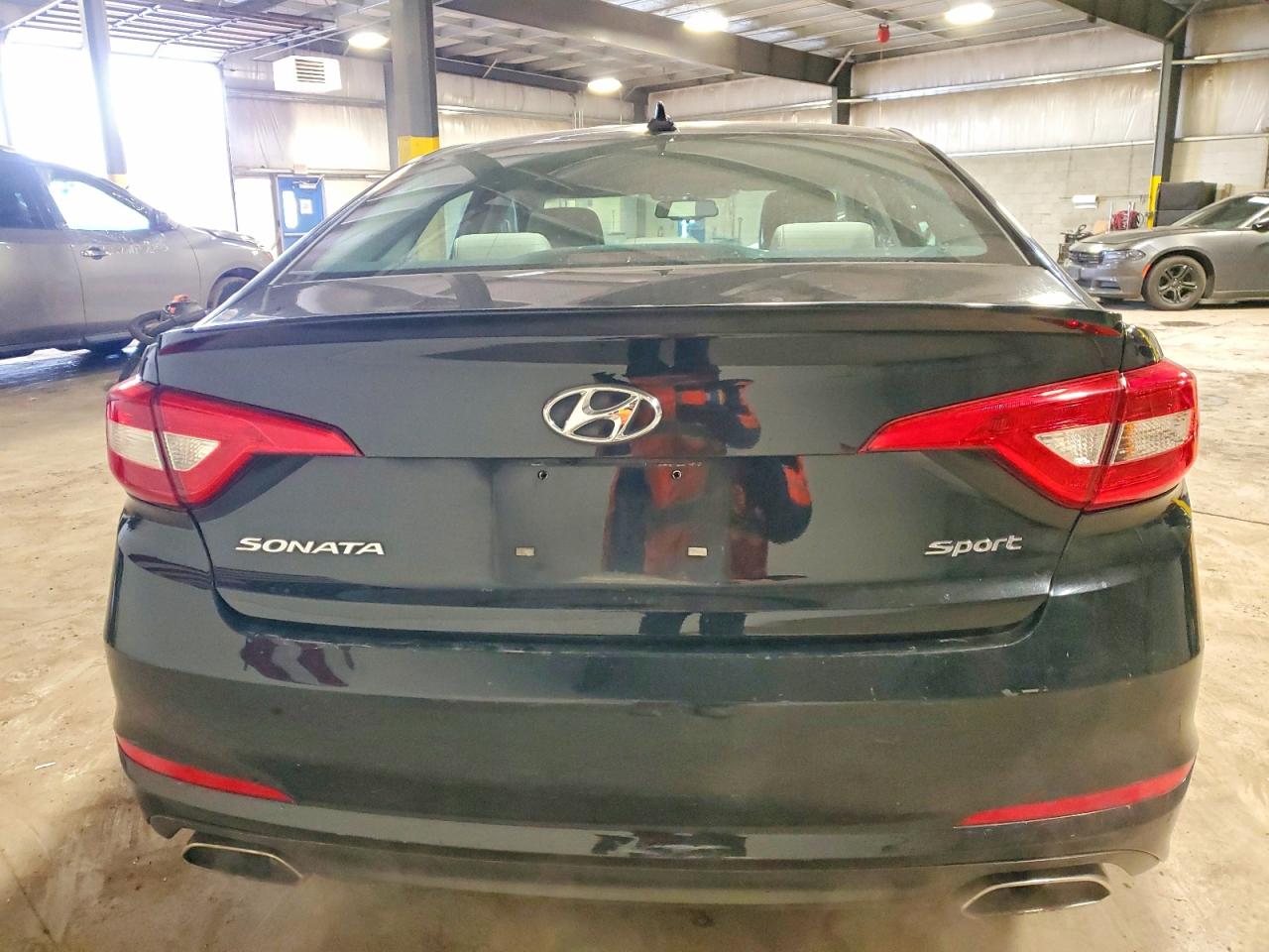 2017 Hyundai Sonata Sport Черный vin: 5NPE34AF6HH462293