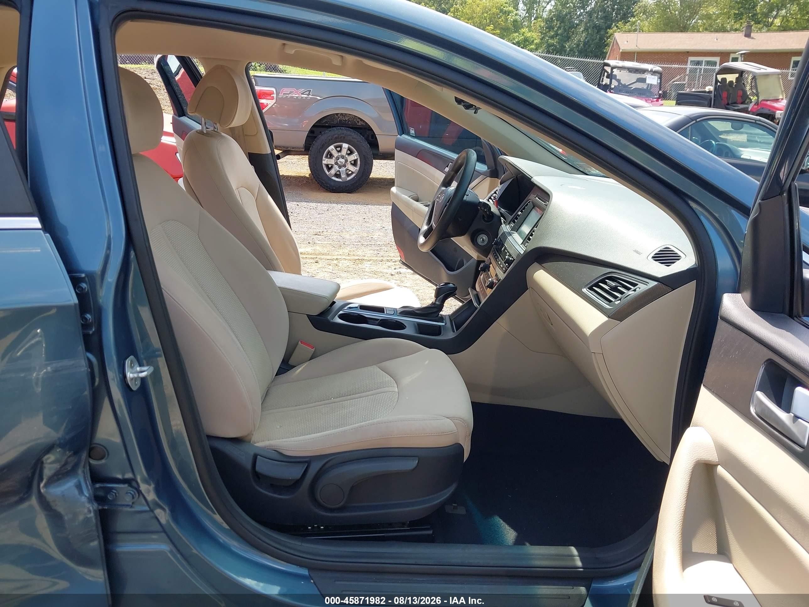 2017 Hyundai Sonata Sport Blue vin: 5NPE34AF6HH519141