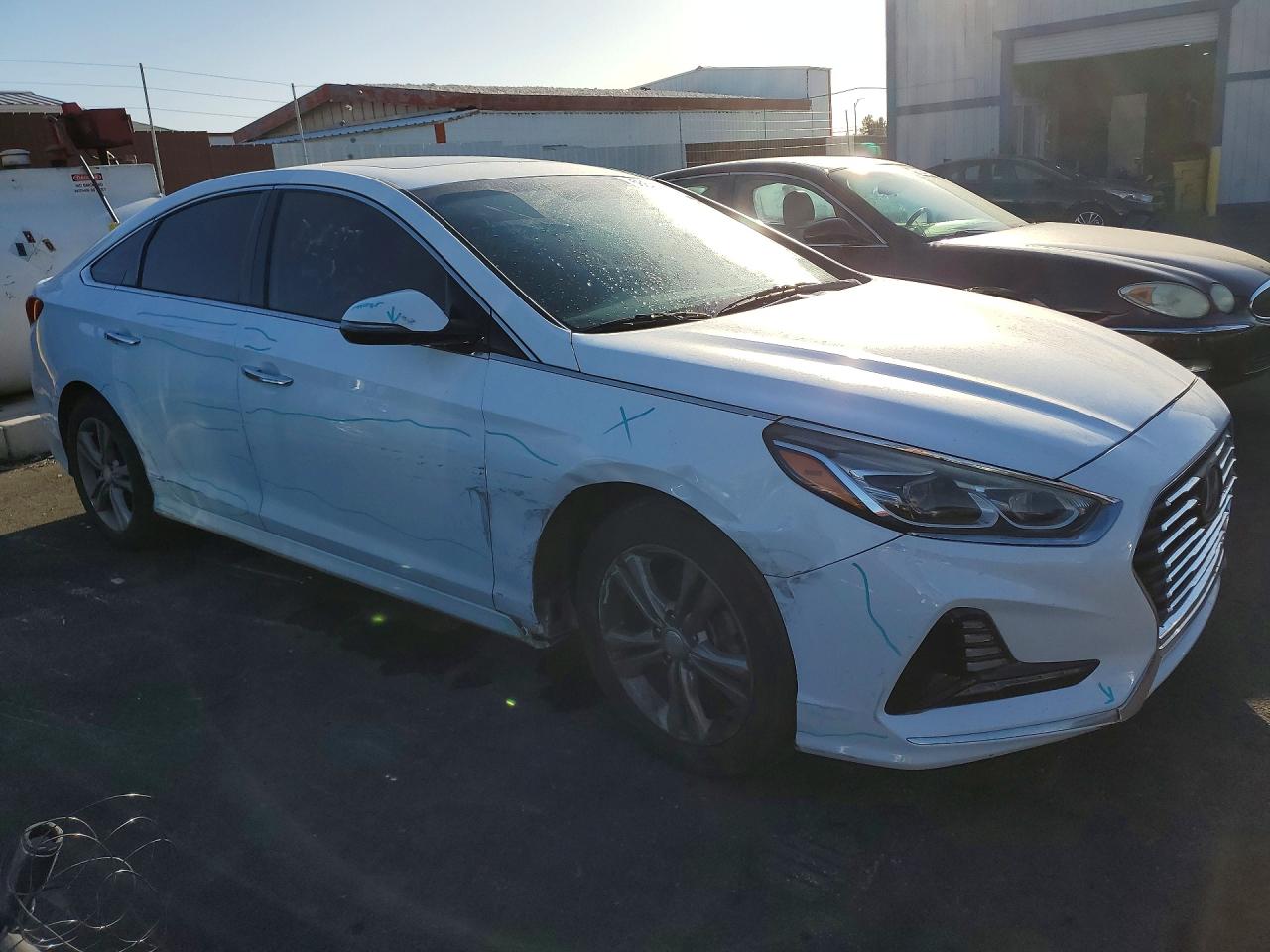 2018 Hyundai Sonata Limited Белый vin: 5NPE34AF6JH616409