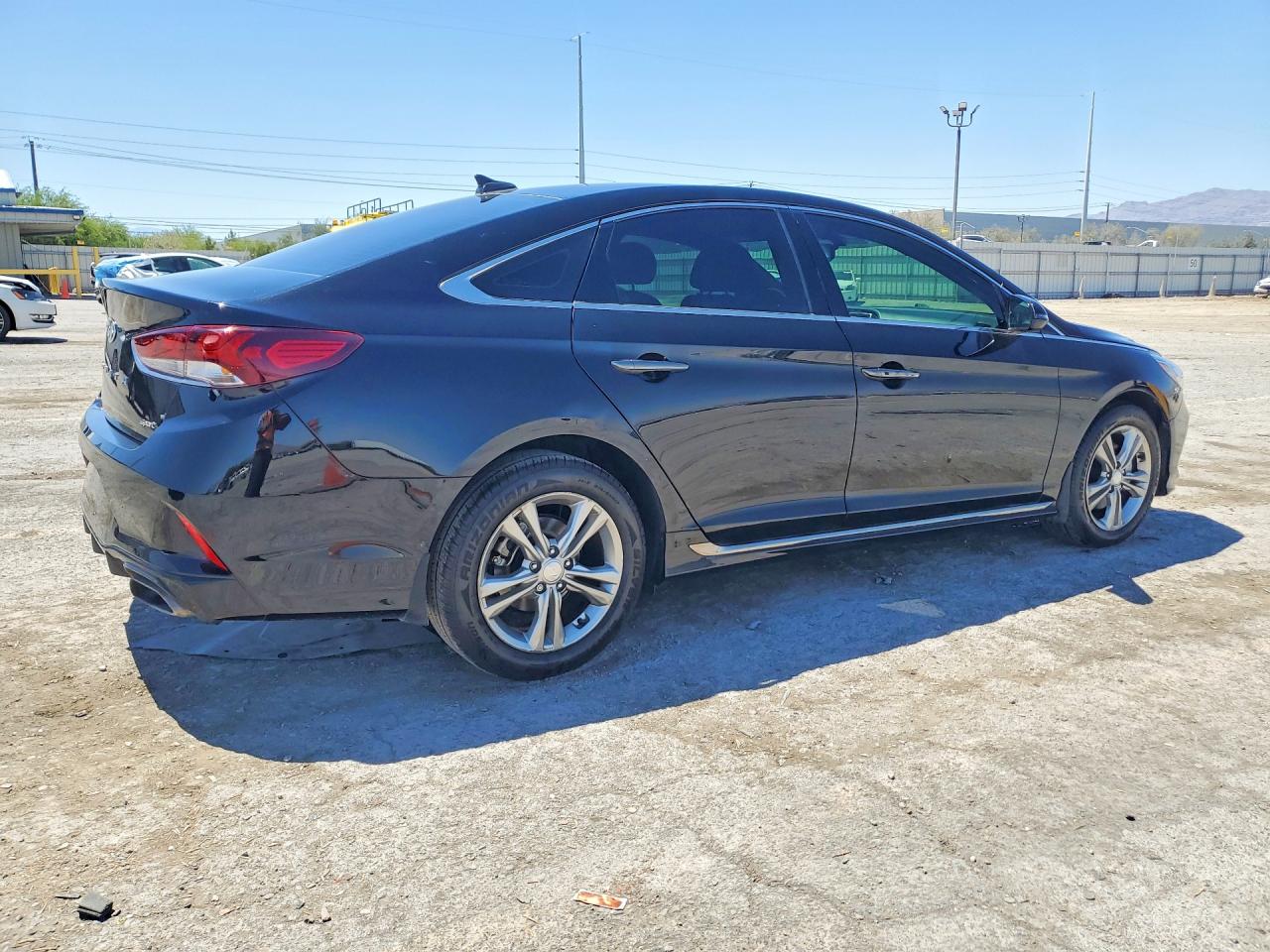 2018 Hyundai Sonata Sport+ Black vin: 5NPE34AF6JH706420