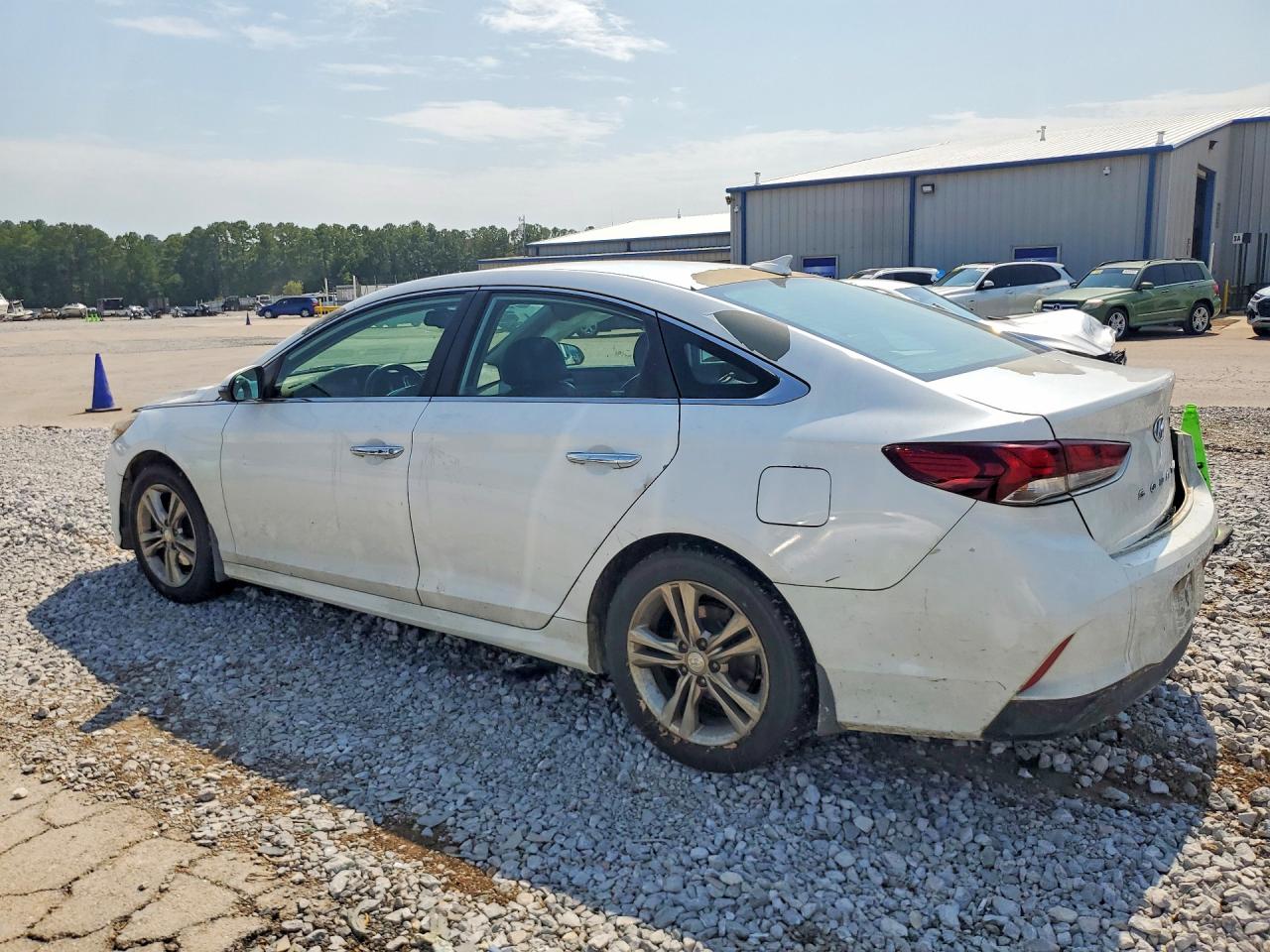 2019 Hyundai Sonata Sel White vin: 5NPE34AF6KH742173