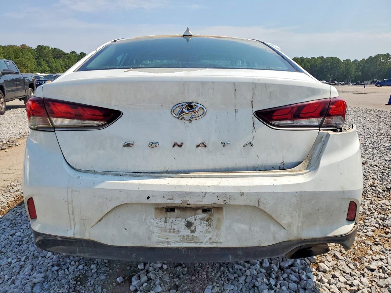 2019 Hyundai Sonata Sel White vin: 5NPE34AF6KH742173