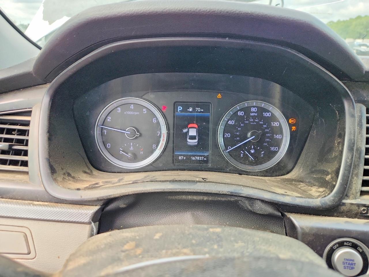 2019 Hyundai Sonata Sel White vin: 5NPE34AF6KH742173