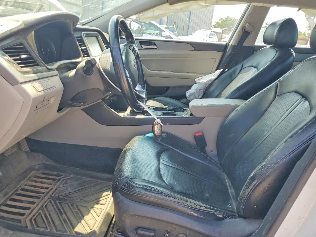 2019 Hyundai Sonata Sel White vin: 5NPE34AF6KH742173