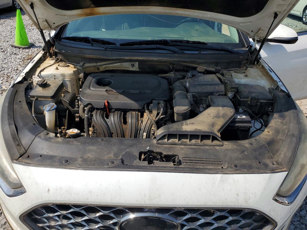 2019 Hyundai Sonata Sel White vin: 5NPE34AF6KH742173