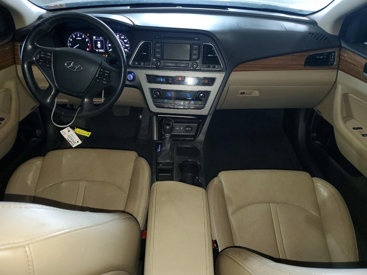 2015 Hyundai Sonata Limited Белый vin: 5NPE34AF7FH013427