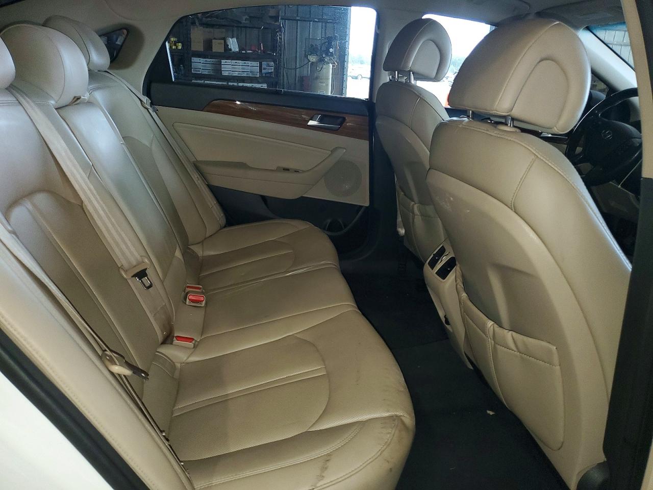 2015 Hyundai Sonata Limited Белый vin: 5NPE34AF7FH013427