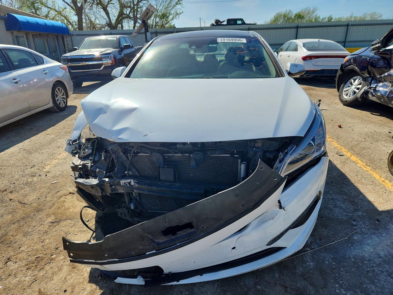 2015 Hyundai Sonata Limited White vin: 5NPE34AF7FH016893