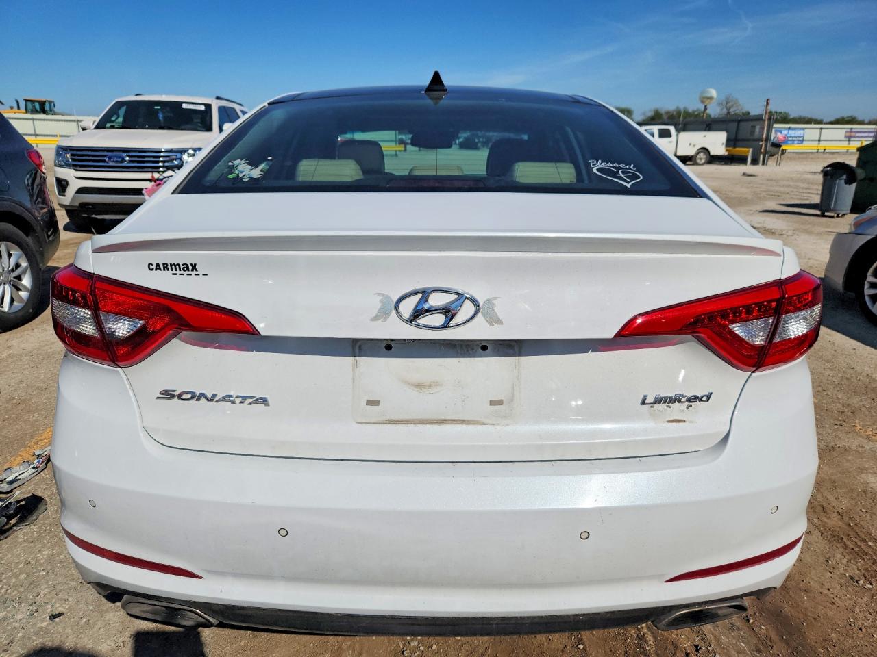 2015 Hyundai Sonata Limited White vin: 5NPE34AF7FH016893
