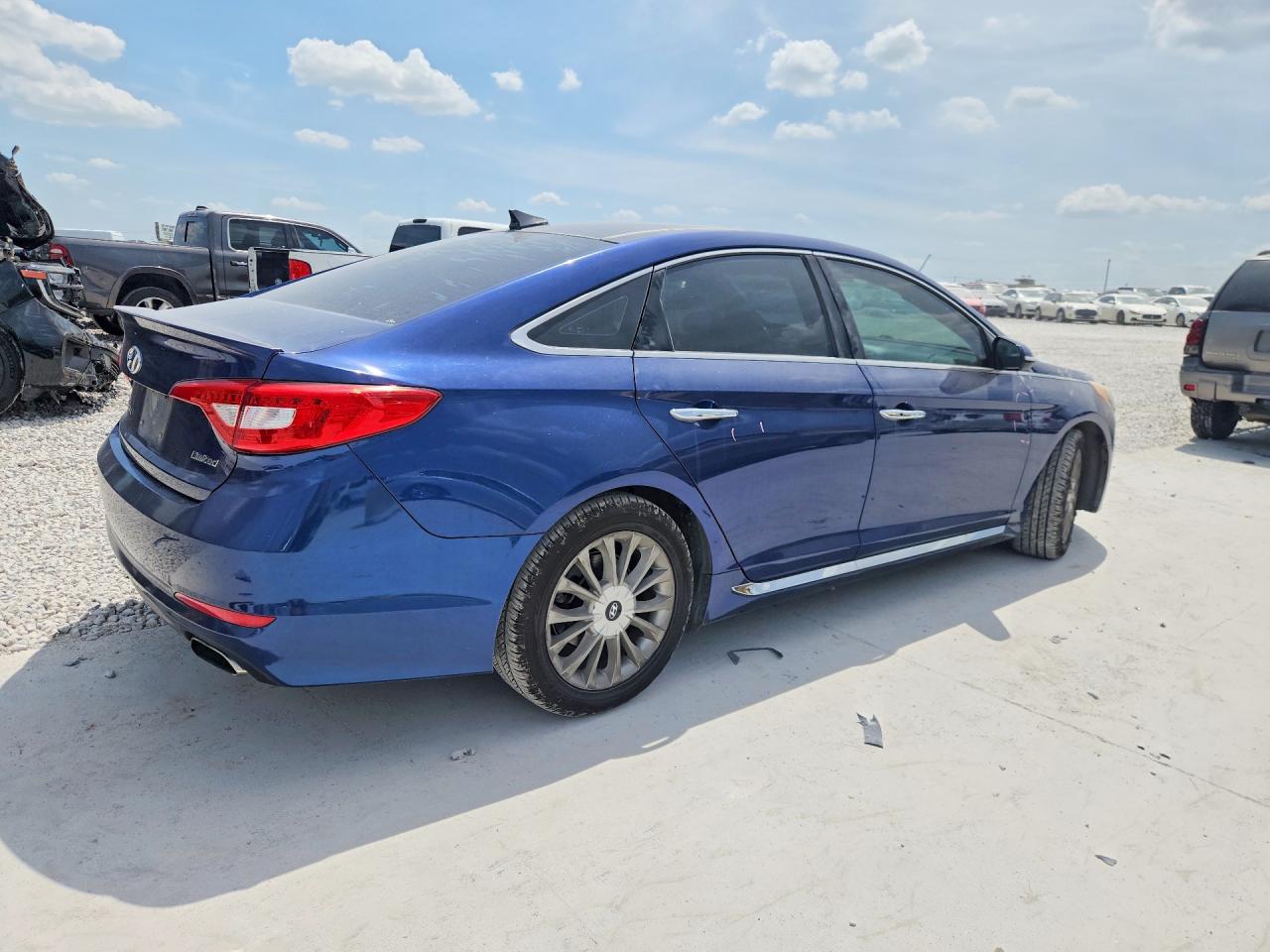 2015 Hyundai Sonata Limited Синий vin: 5NPE34AF7FH022287