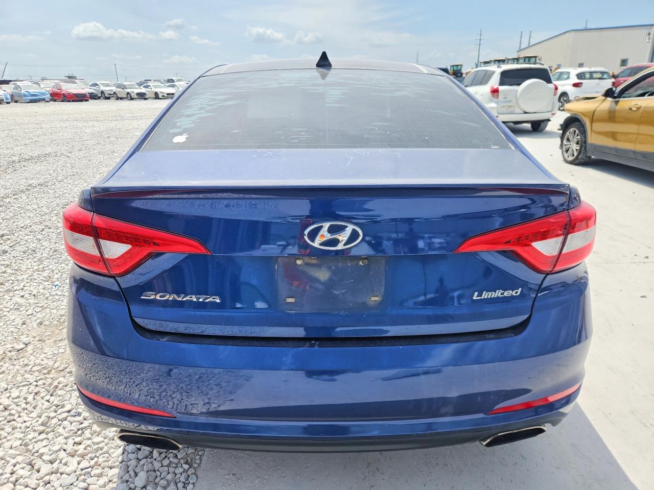 2015 Hyundai Sonata Limited Синий vin: 5NPE34AF7FH022287