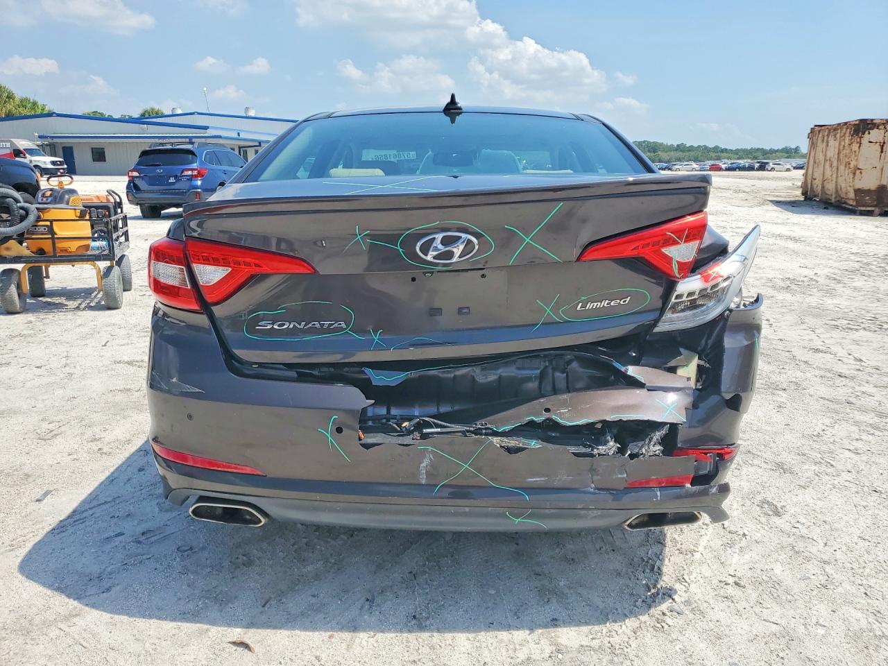 2015 Hyundai Sonata Limited Brown vin: 5NPE34AF7FH030910