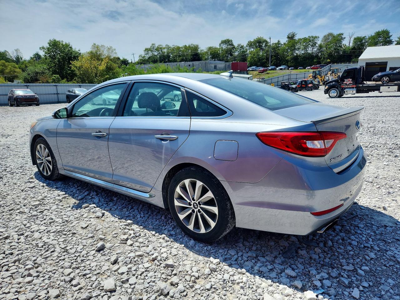2015 Hyundai Sonata Sport Silver vin: 5NPE34AF7FH031944