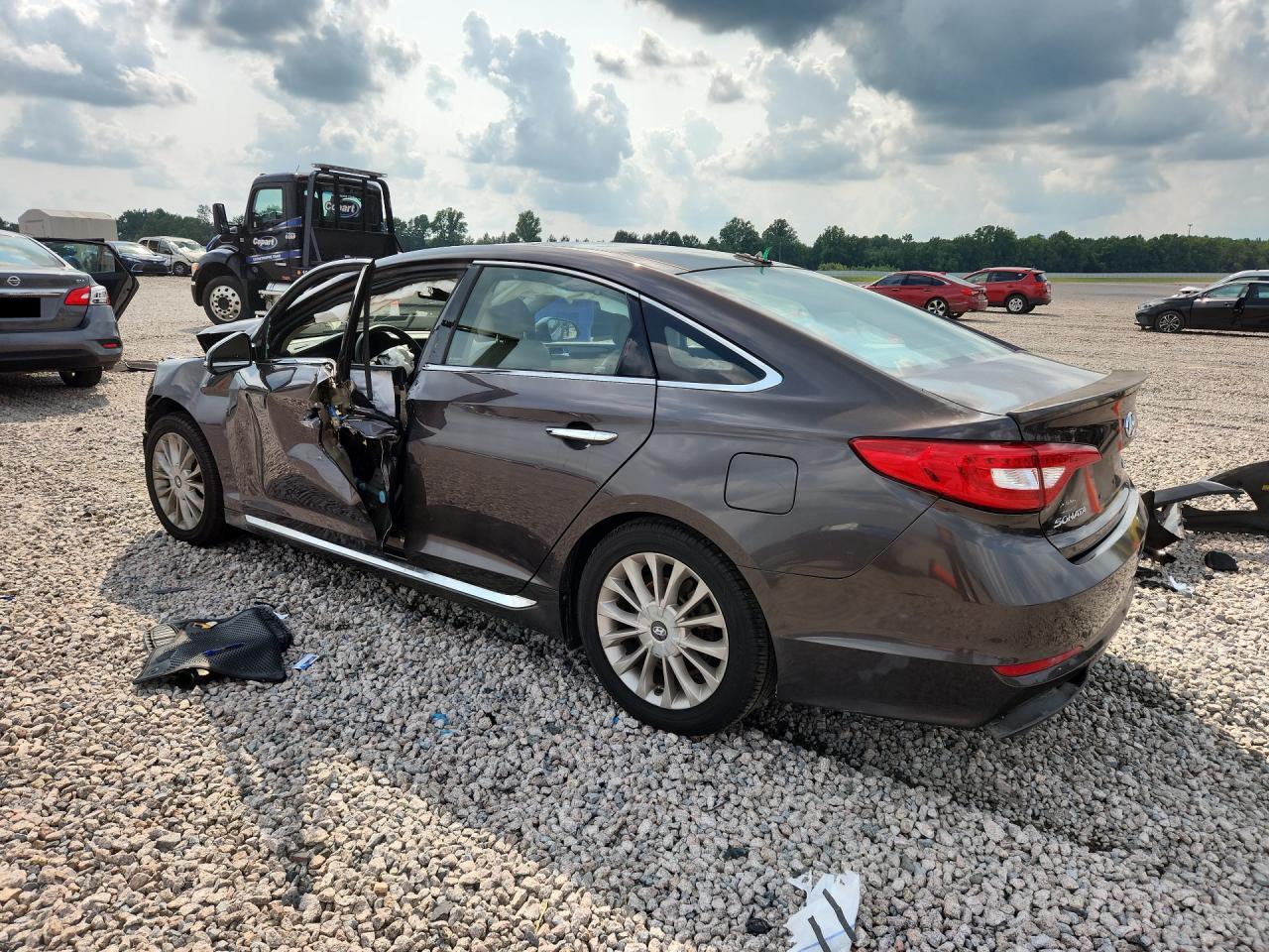 2015 Hyundai Sonata Limited Charcoal vin: 5NPE34AF7FH035752
