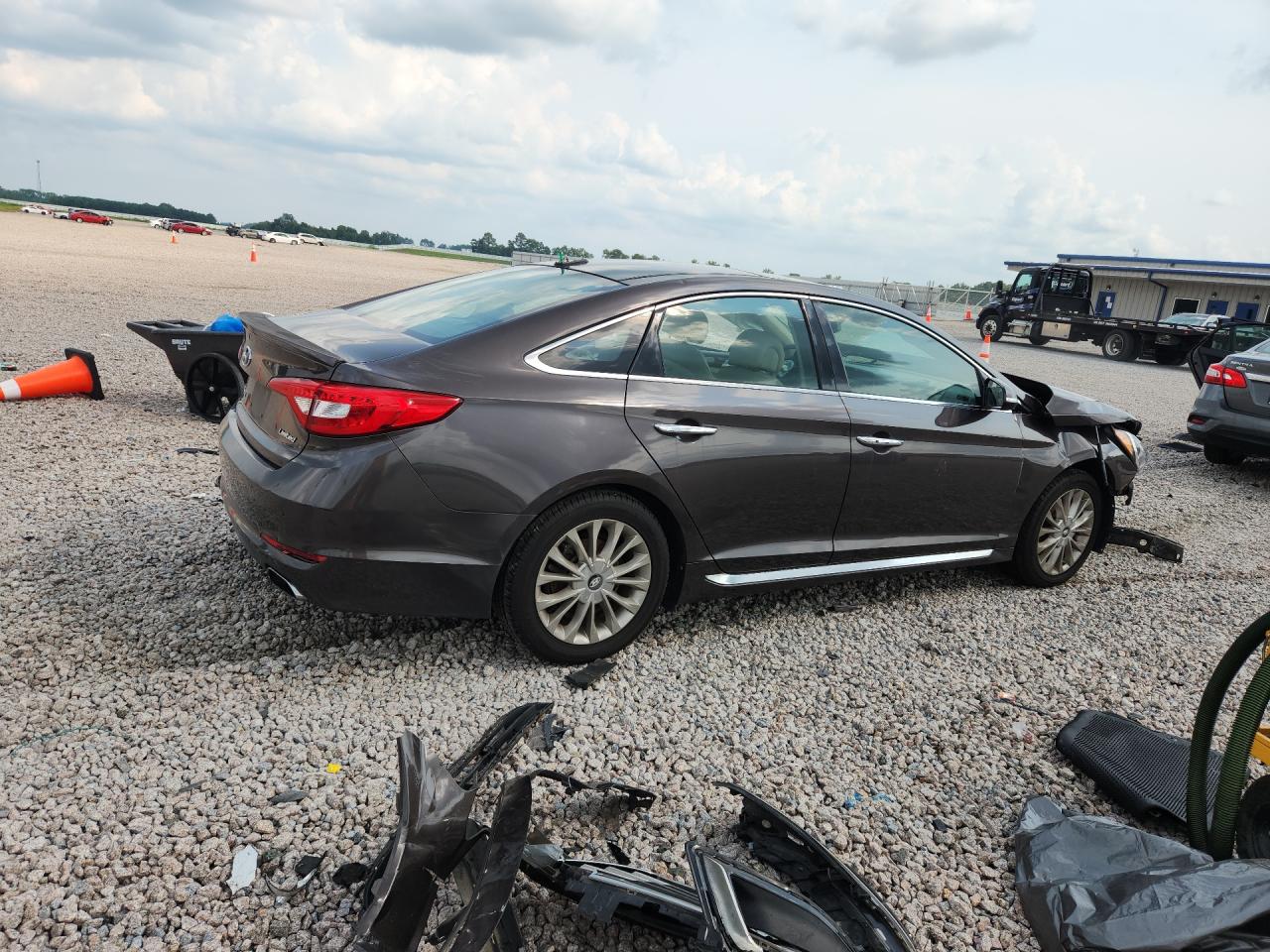 2015 Hyundai Sonata Limited Charcoal vin: 5NPE34AF7FH035752