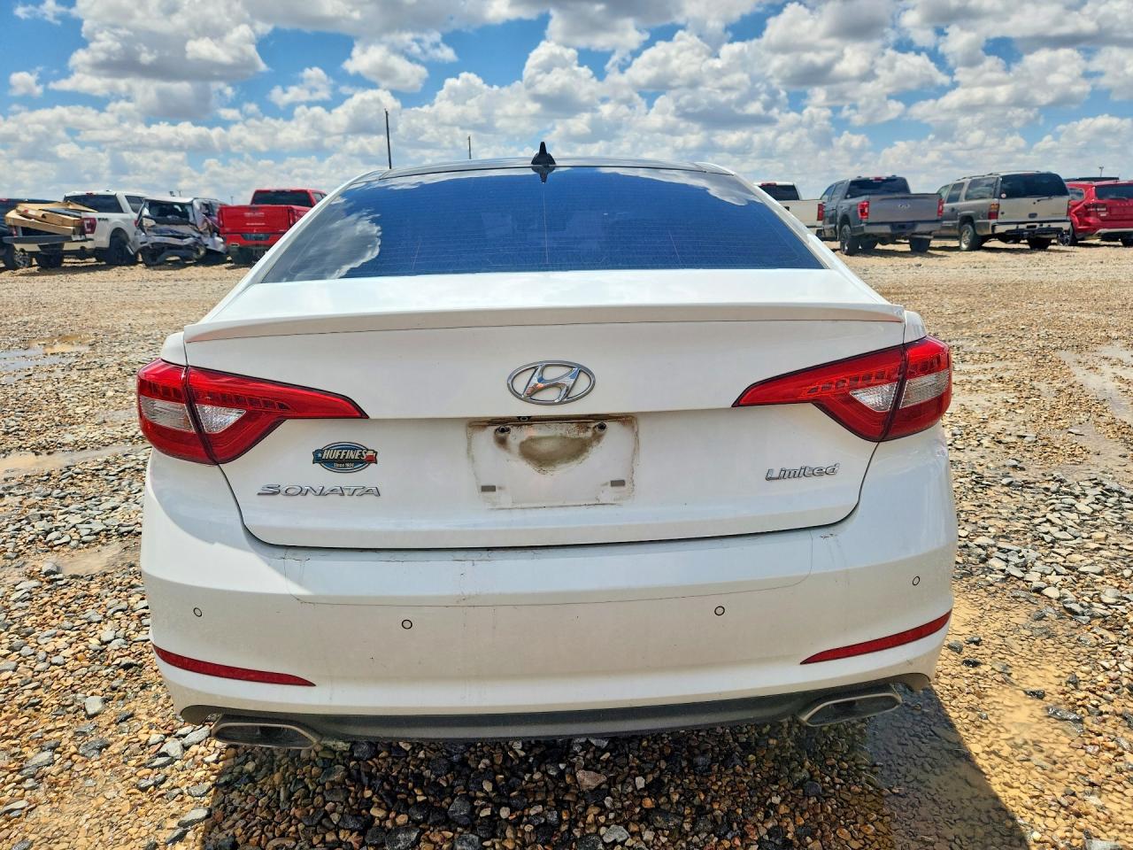 2015 Hyundai Sonata Limited Белый vin: 5NPE34AF7FH048565