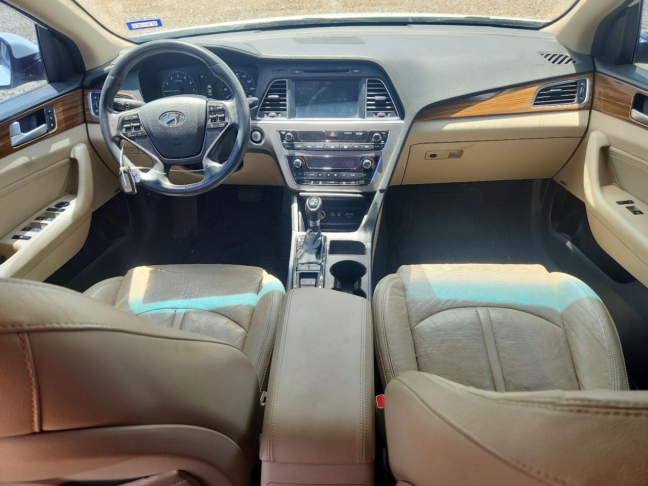 2015 Hyundai Sonata Limited Белый vin: 5NPE34AF7FH048565