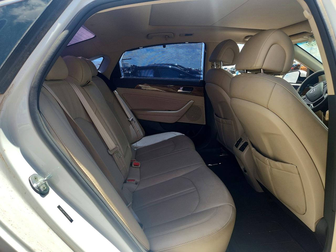 2015 Hyundai Sonata Limited Белый vin: 5NPE34AF7FH048565