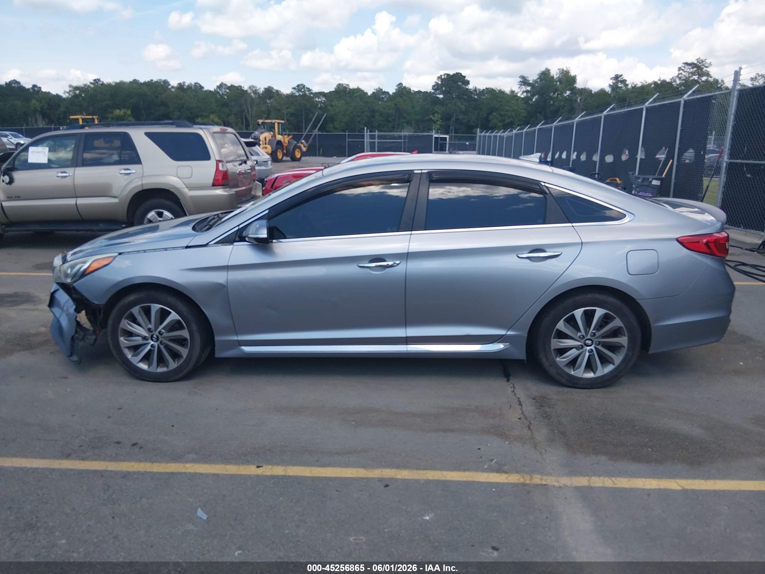 2015 Hyundai Sonata Sport Серебряный vin: 5NPE34AF7FH050896