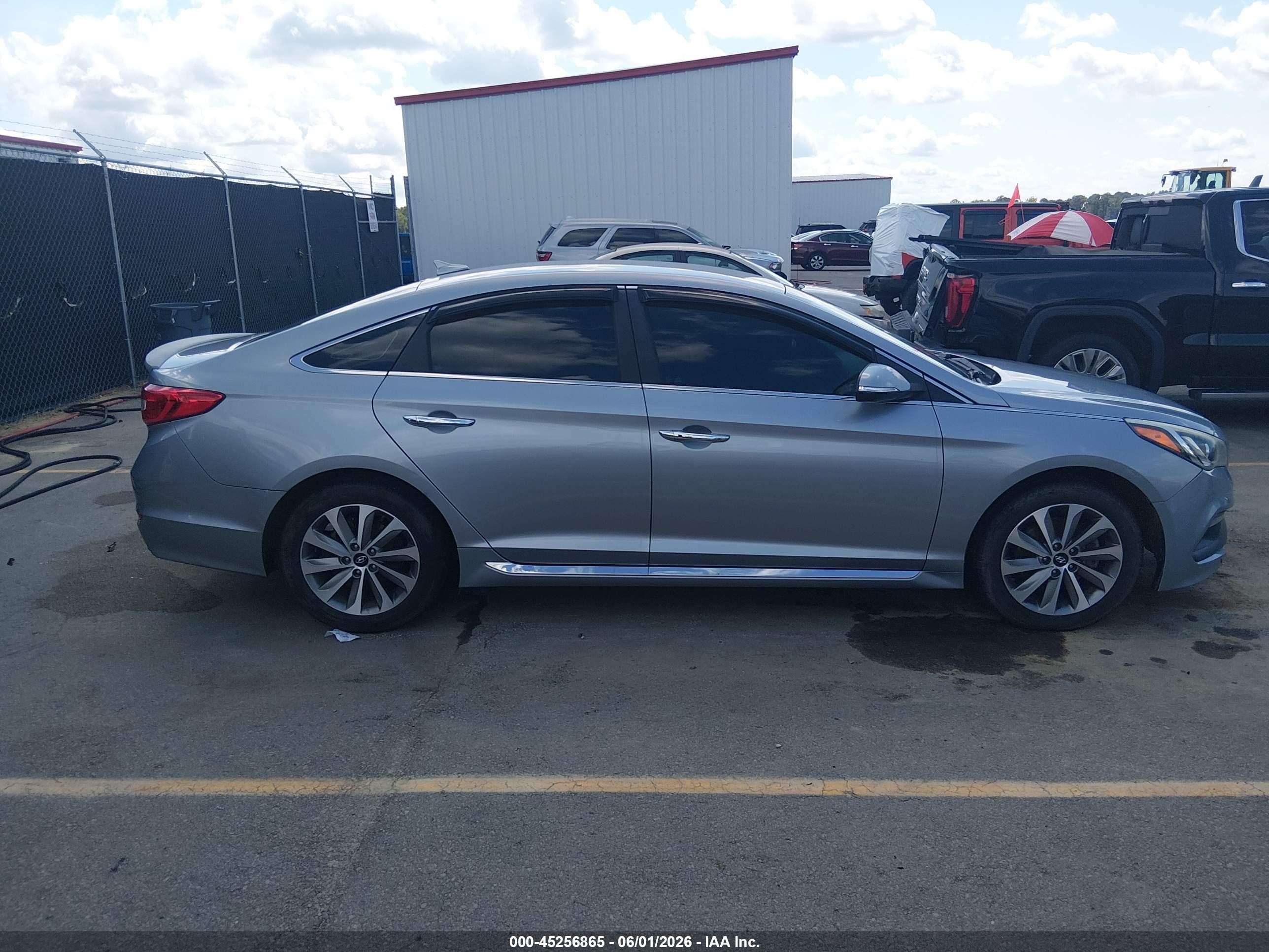 2015 Hyundai Sonata Sport Серебряный vin: 5NPE34AF7FH050896