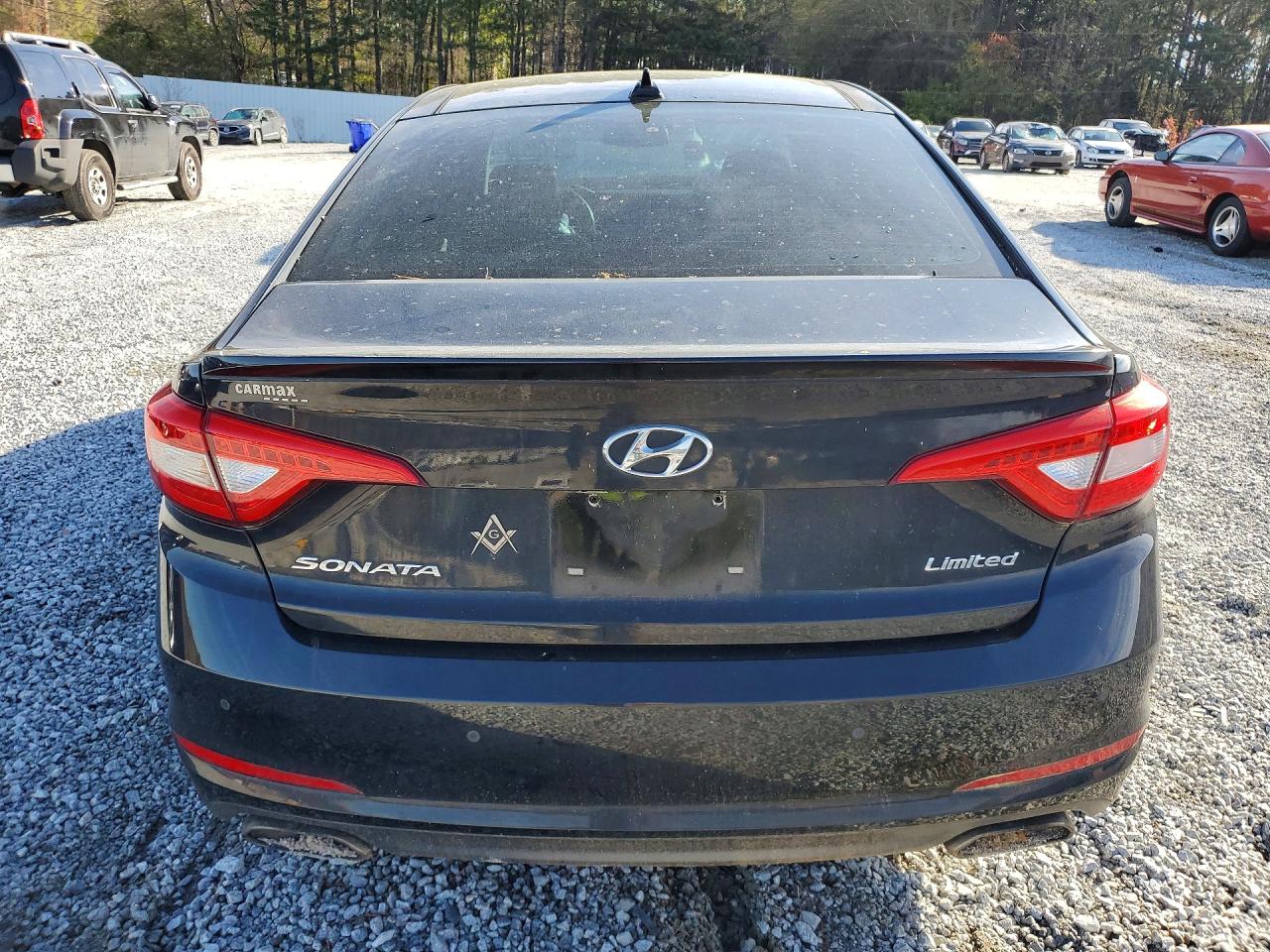 2015 Hyundai Sonata Limited Черный vin: 5NPE34AF7FH053667