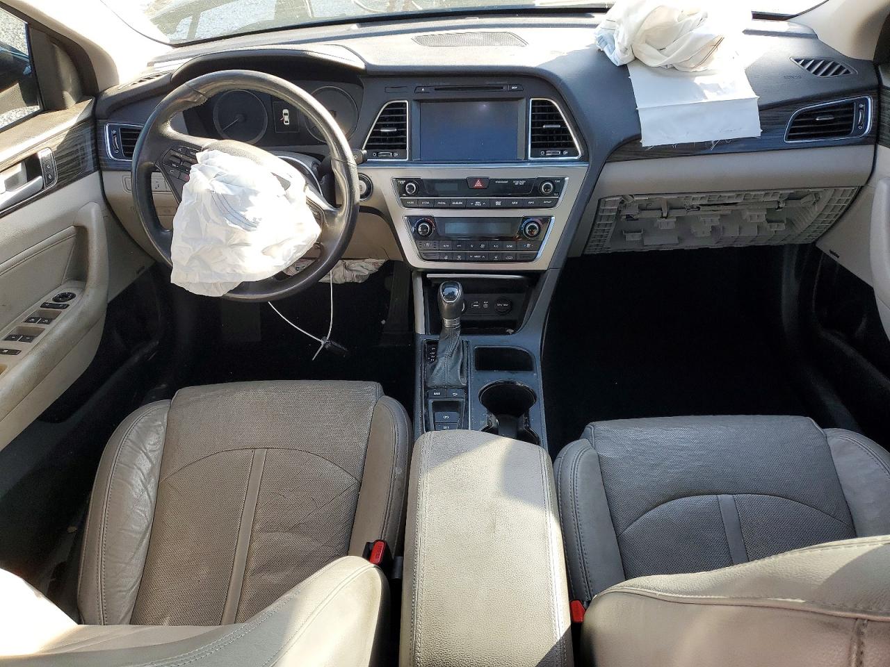 2015 Hyundai Sonata Limited Черный vin: 5NPE34AF7FH053667