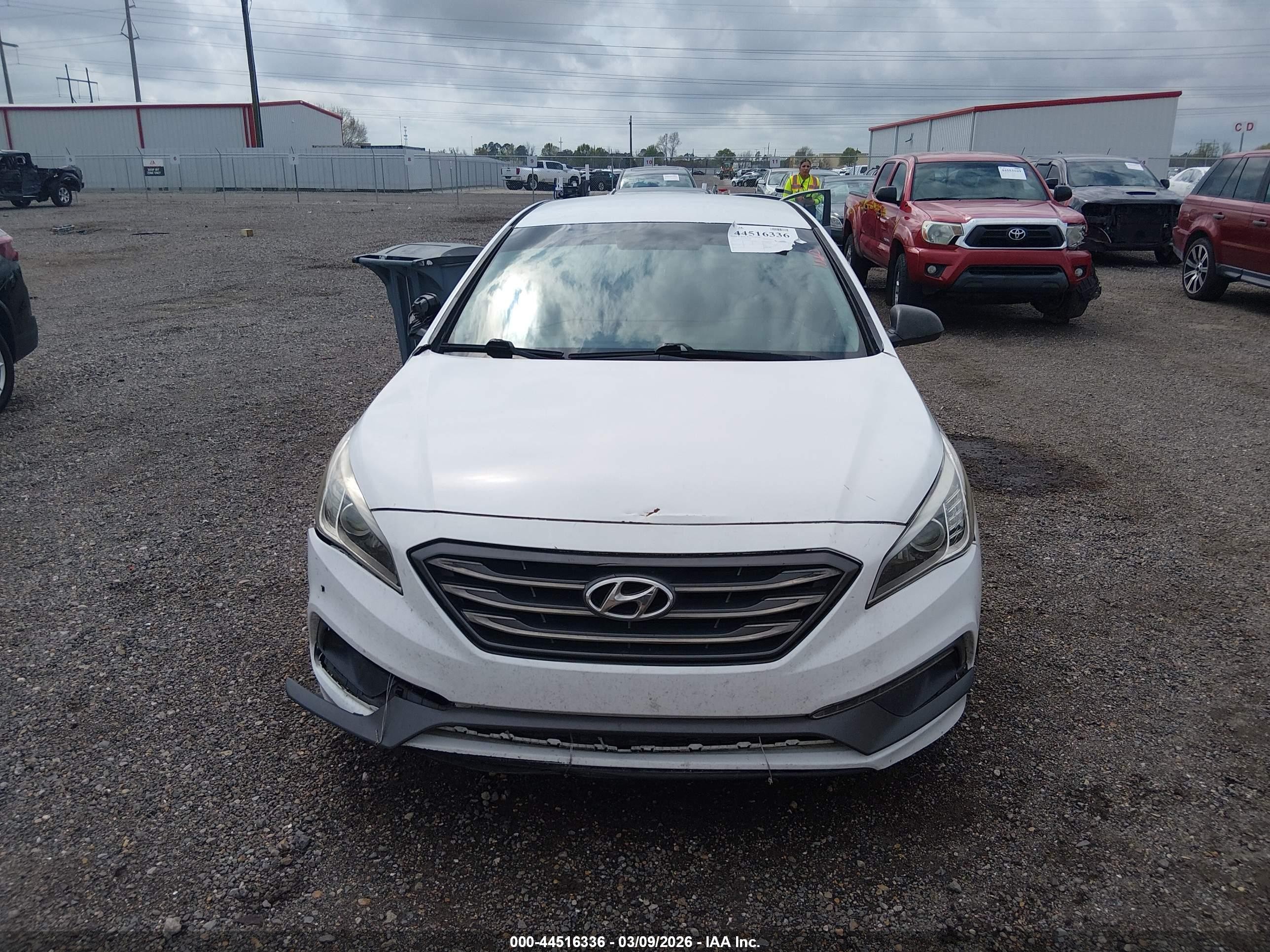 2015 Hyundai Sonata Sport White vin: 5NPE34AF7FH071067