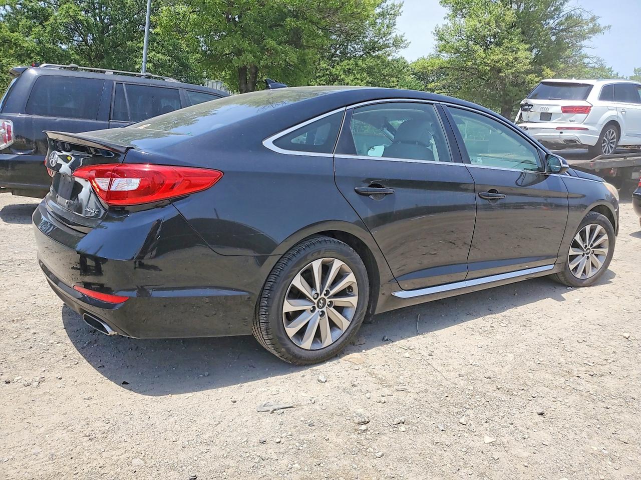 2015 Hyundai Sonata Sport Black vin: 5NPE34AF7FH085728