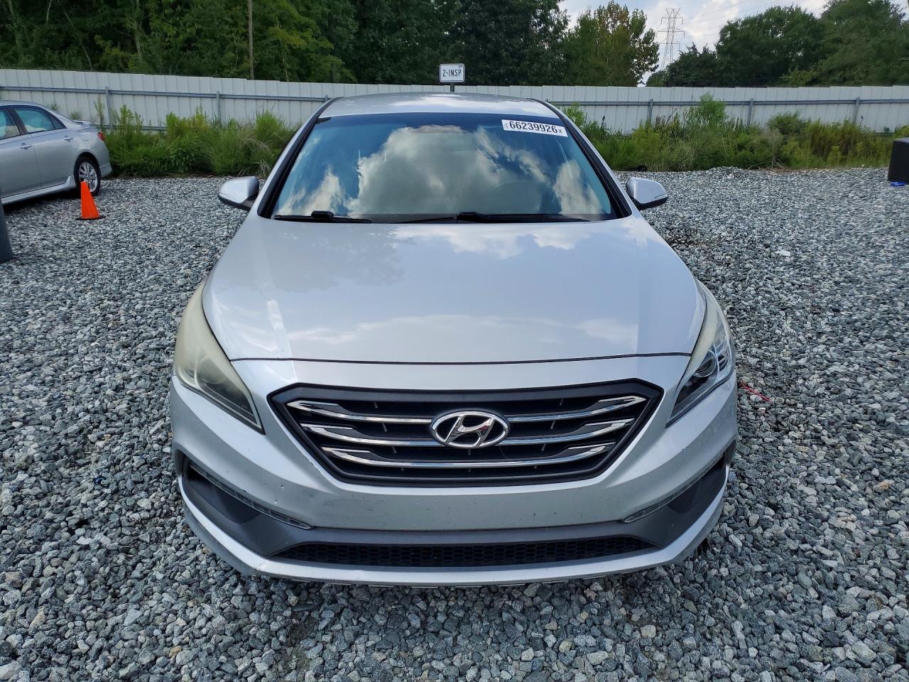 2015 Hyundai Sonata Sport Silver vin: 5NPE34AF7FH087320