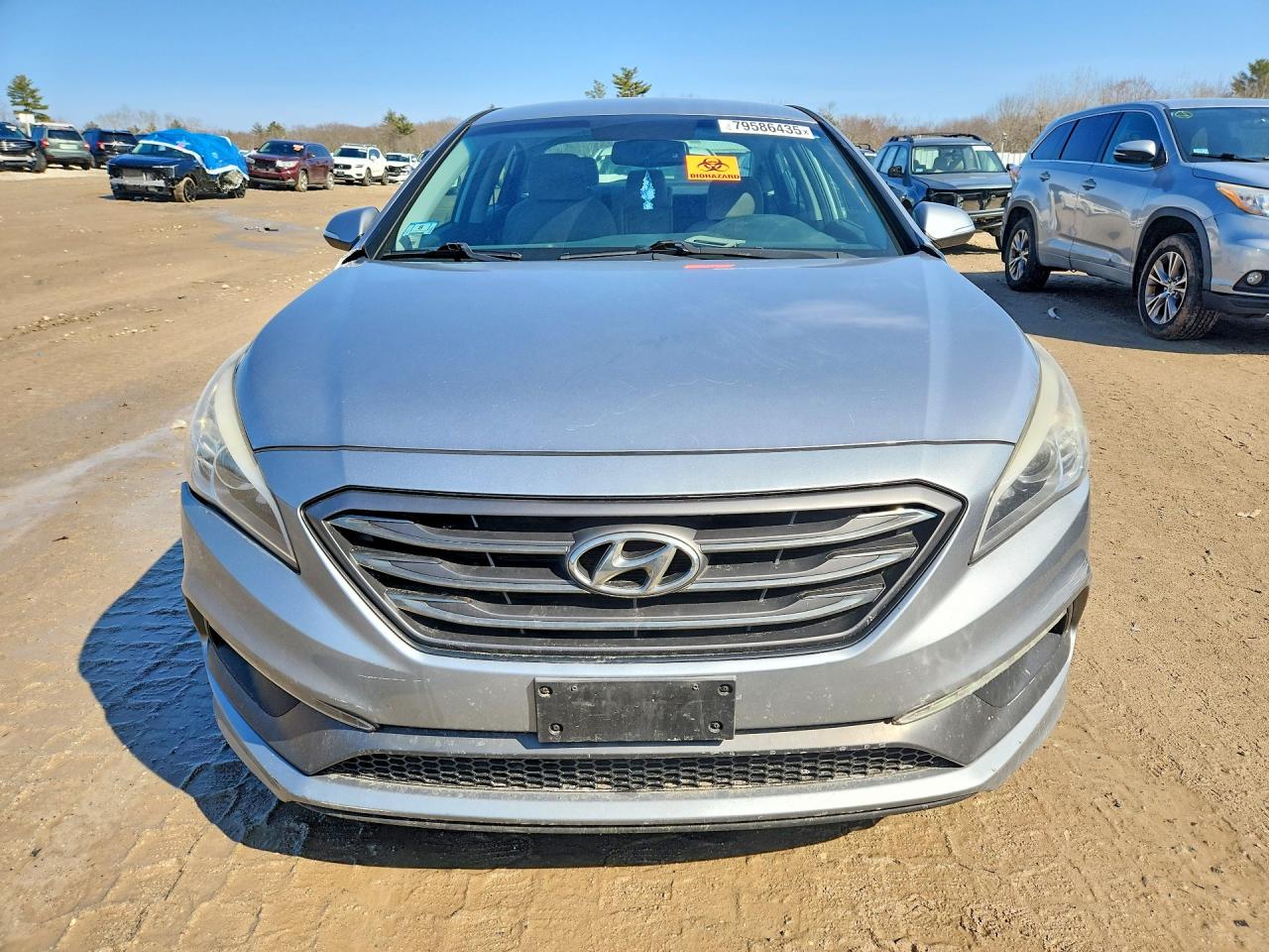 2015 Hyundai Sonata Sport Silver vin: 5NPE34AF7FH087608