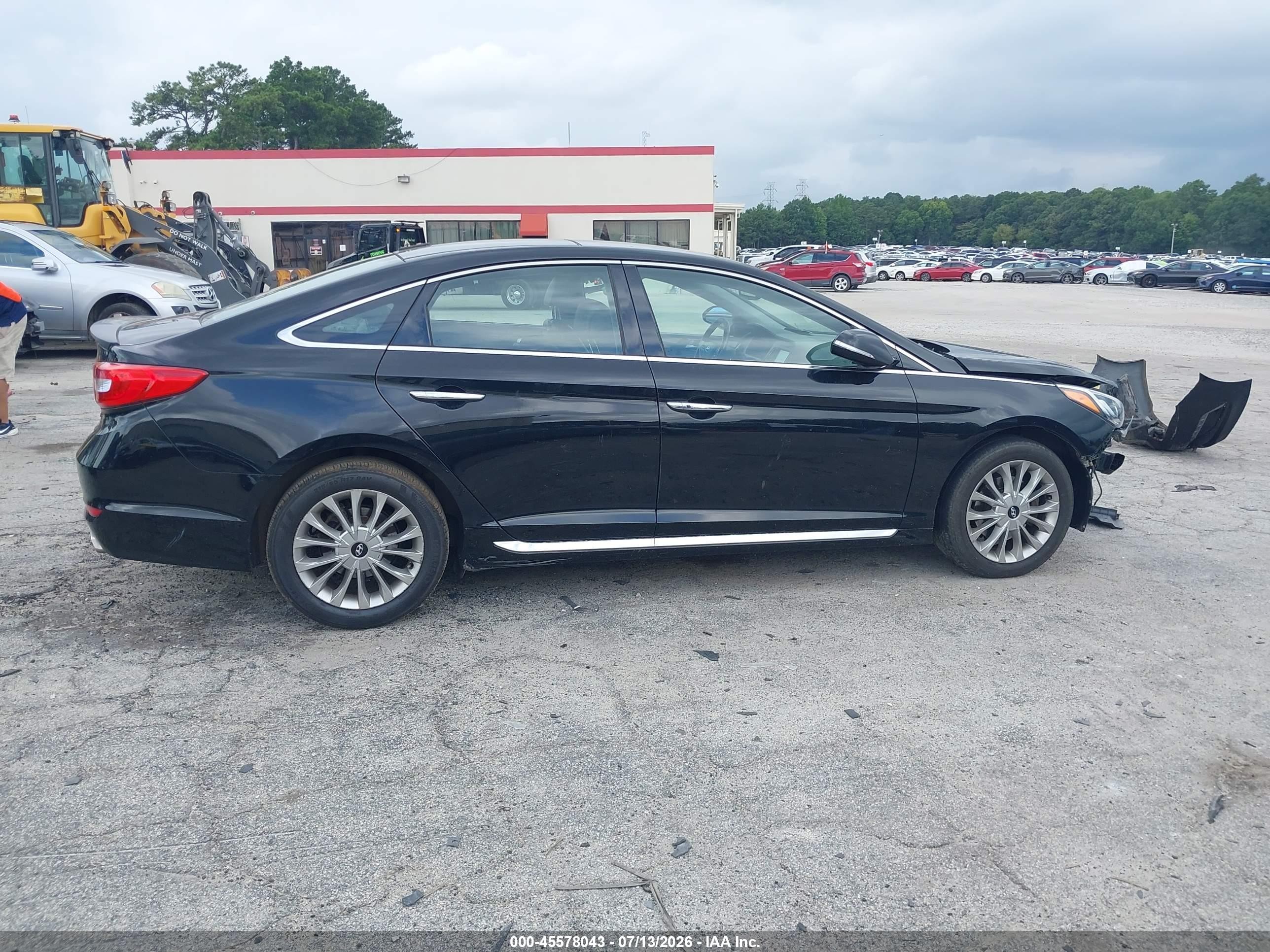 2015 Hyundai Sonata Limited Black vin: 5NPE34AF7FH090847
