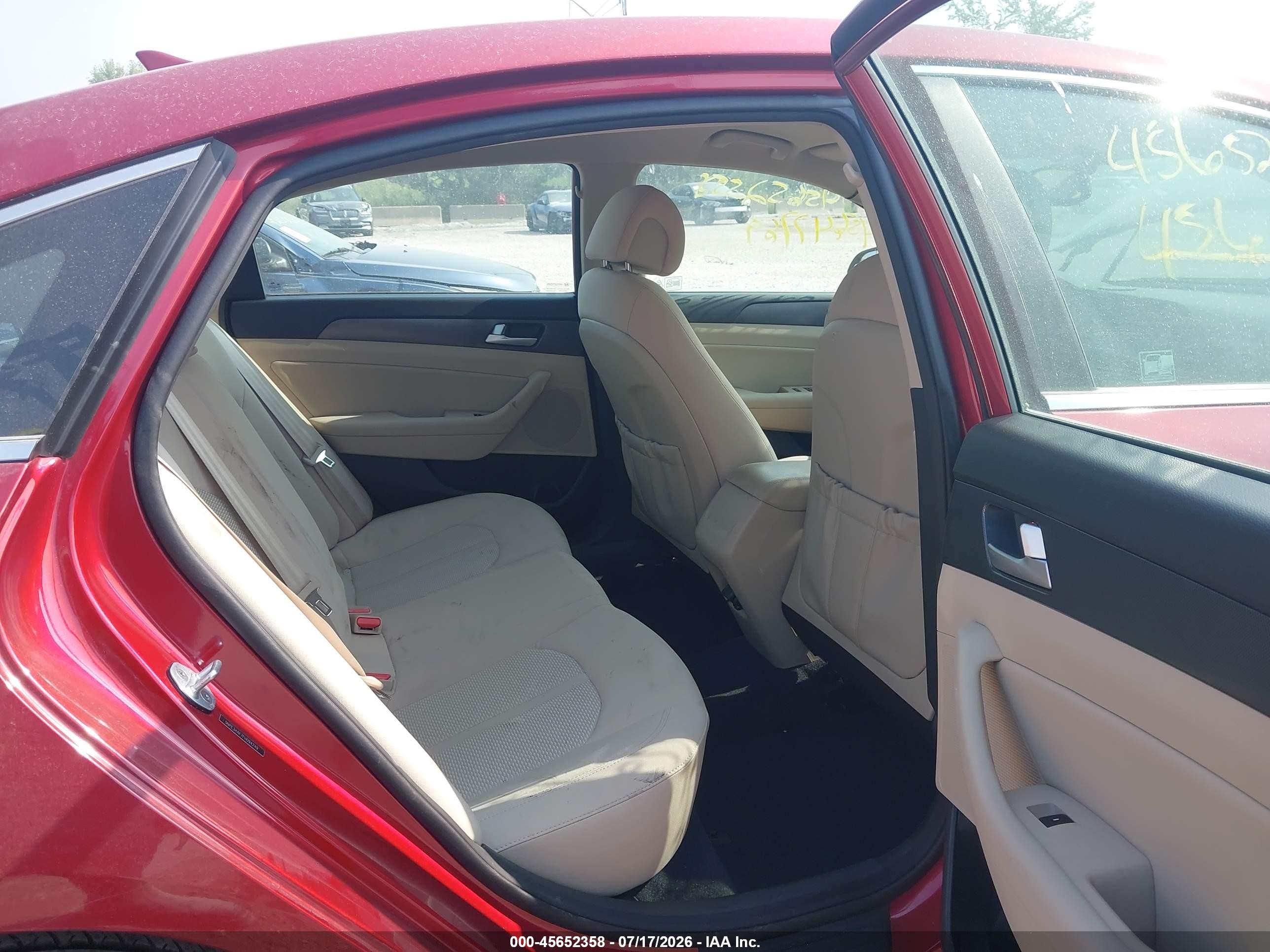 2015 Hyundai Sonata Sport Красный vin: 5NPE34AF7FH094249