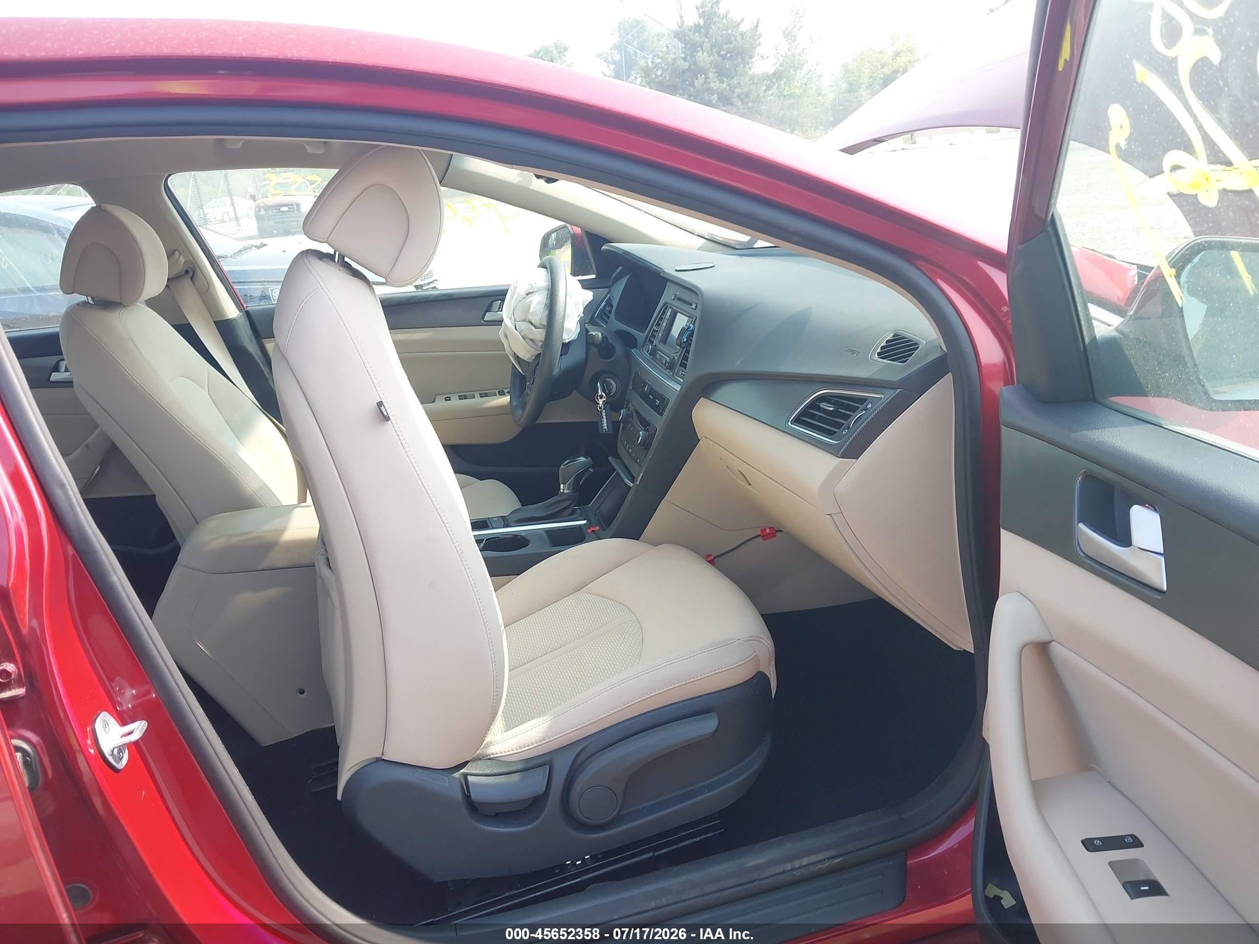 2015 Hyundai Sonata Sport Красный vin: 5NPE34AF7FH094249