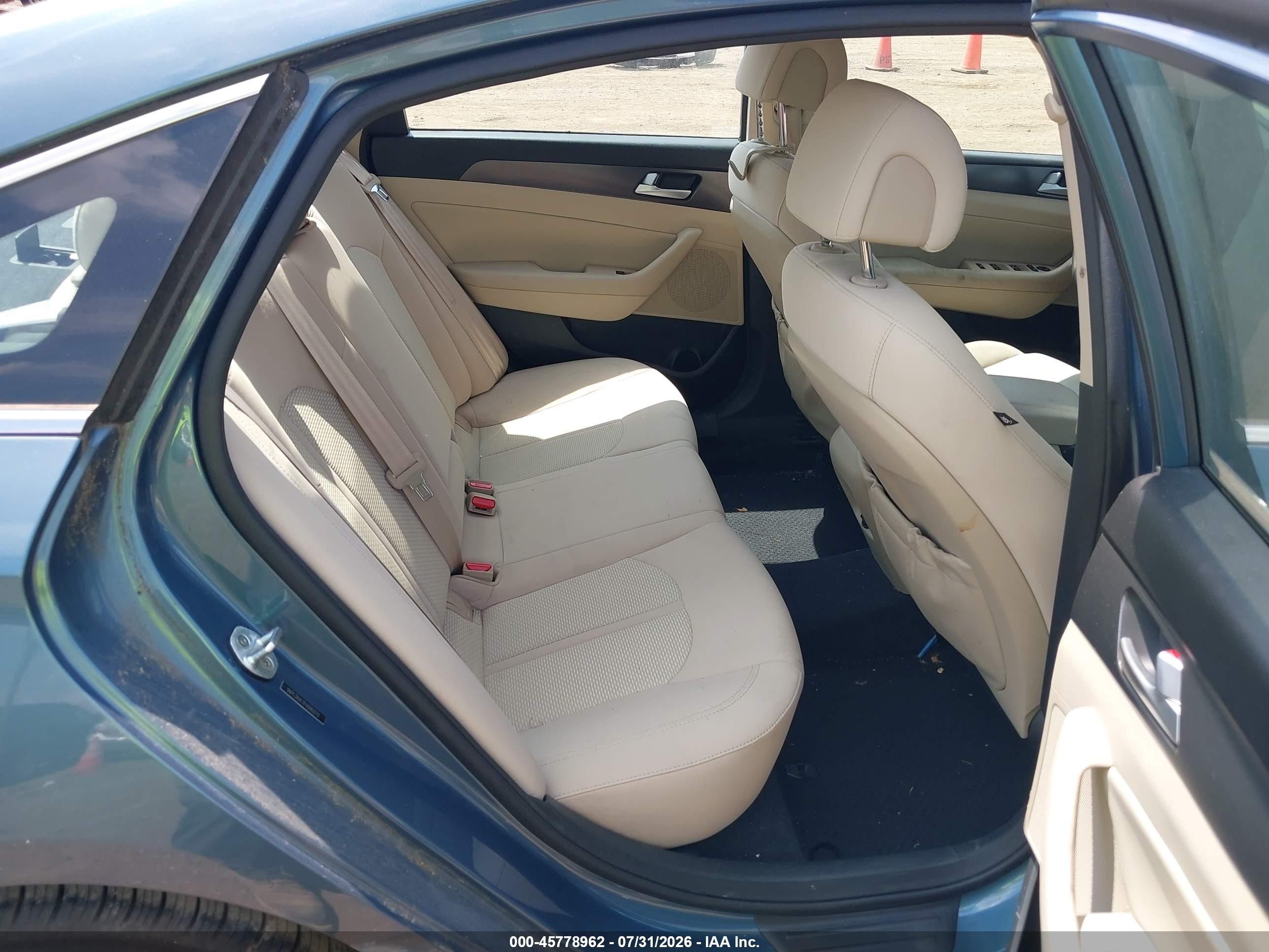 2015 Hyundai Sonata Sport Синий vin: 5NPE34AF7FH095272