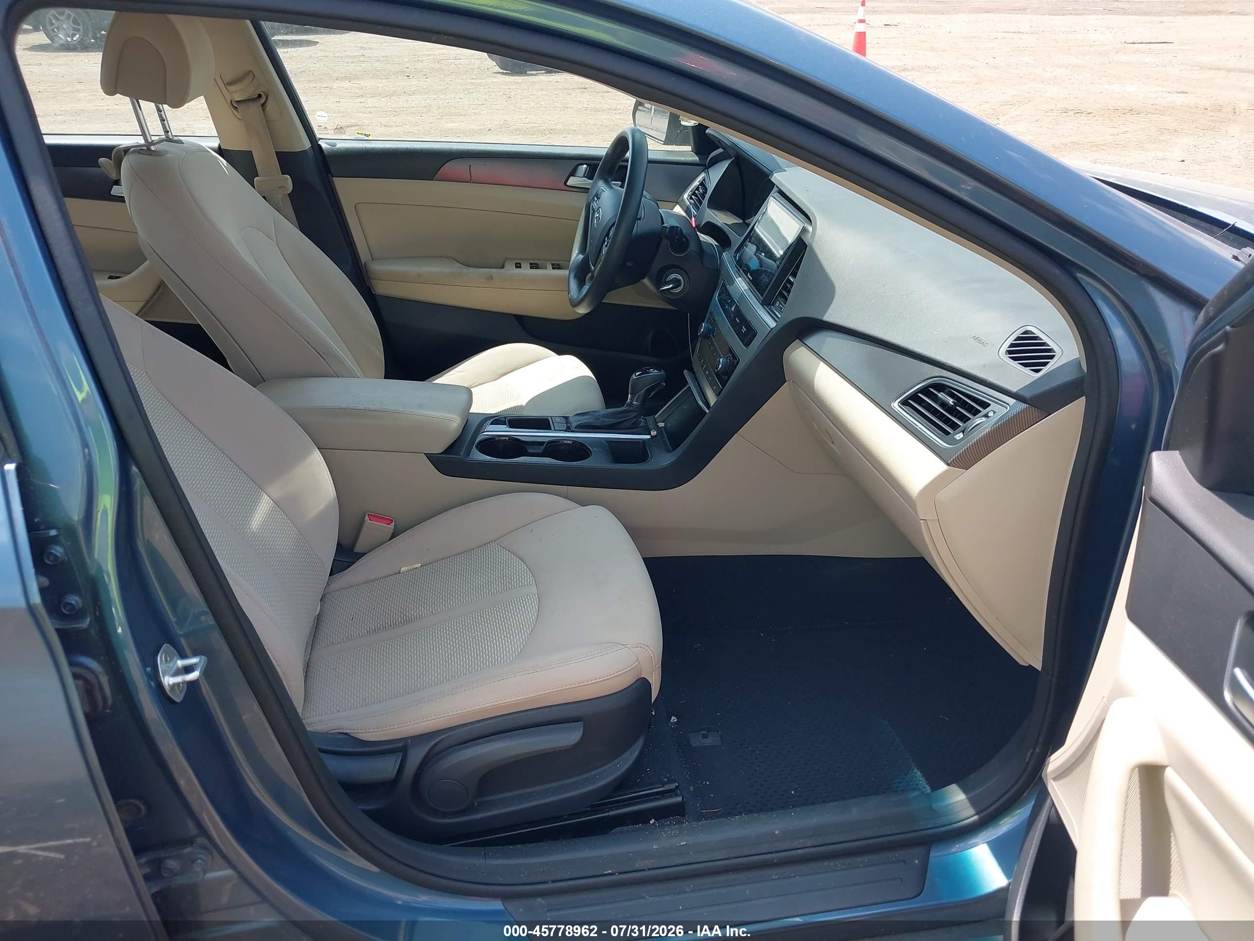 2015 Hyundai Sonata Sport Синий vin: 5NPE34AF7FH095272